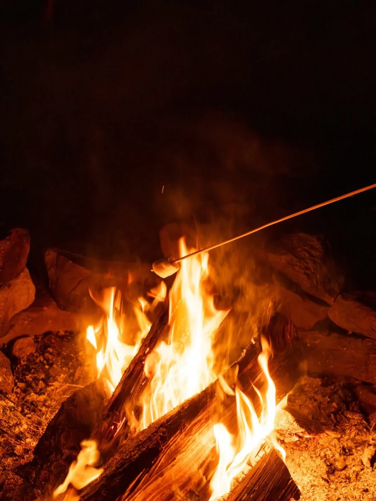Let the roasting and toasting begin! If you&rsquo;re not staying at Camp DeForest come over anyway, we love our local neighbors and our friends from away. Reserve your Camp Fire online or over the phone today! @campdeforestme #fire #camp #vacationlan