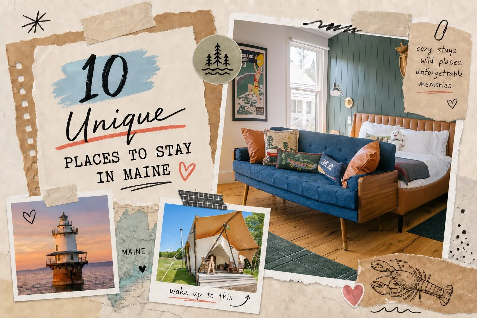 10 Most Unique Places to Stay in Maine