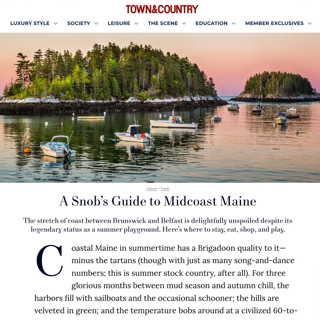 A Snob’s Guide to Midcoast Maine