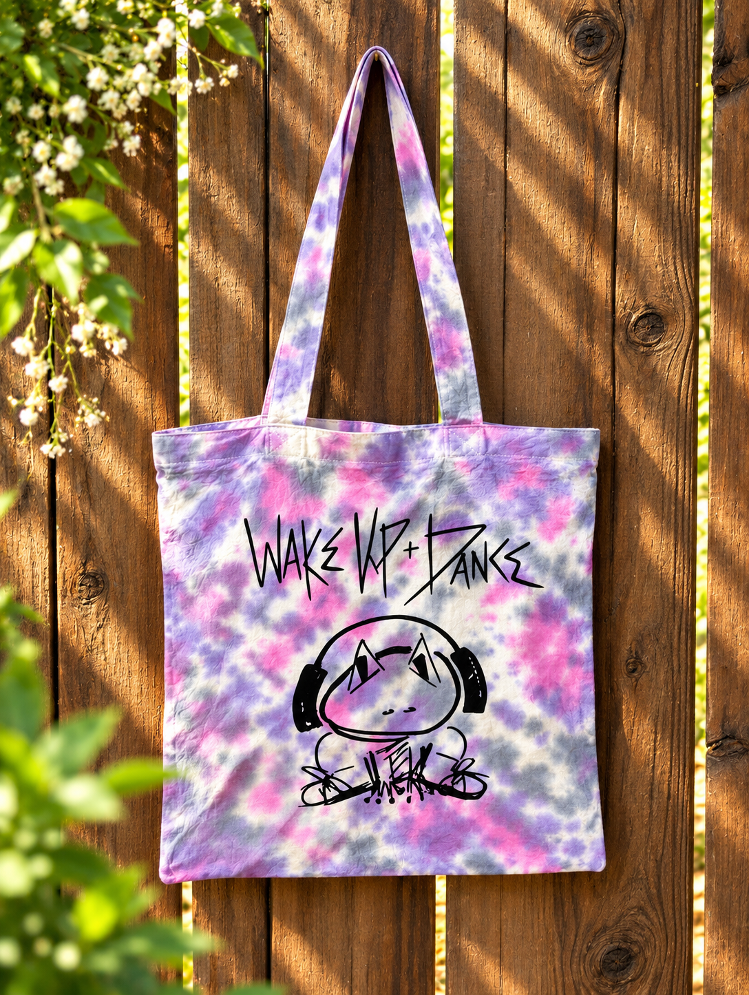 Wake Up + Dance Tote Tie Dye