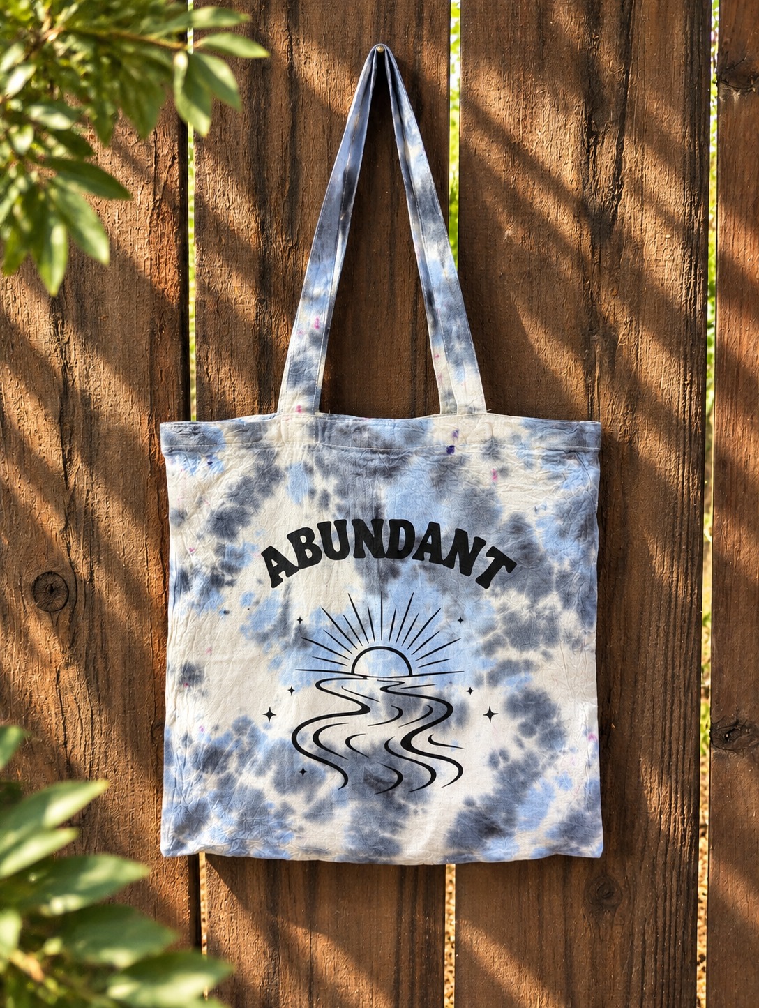 Abundant Tote Bag - Tie Dye