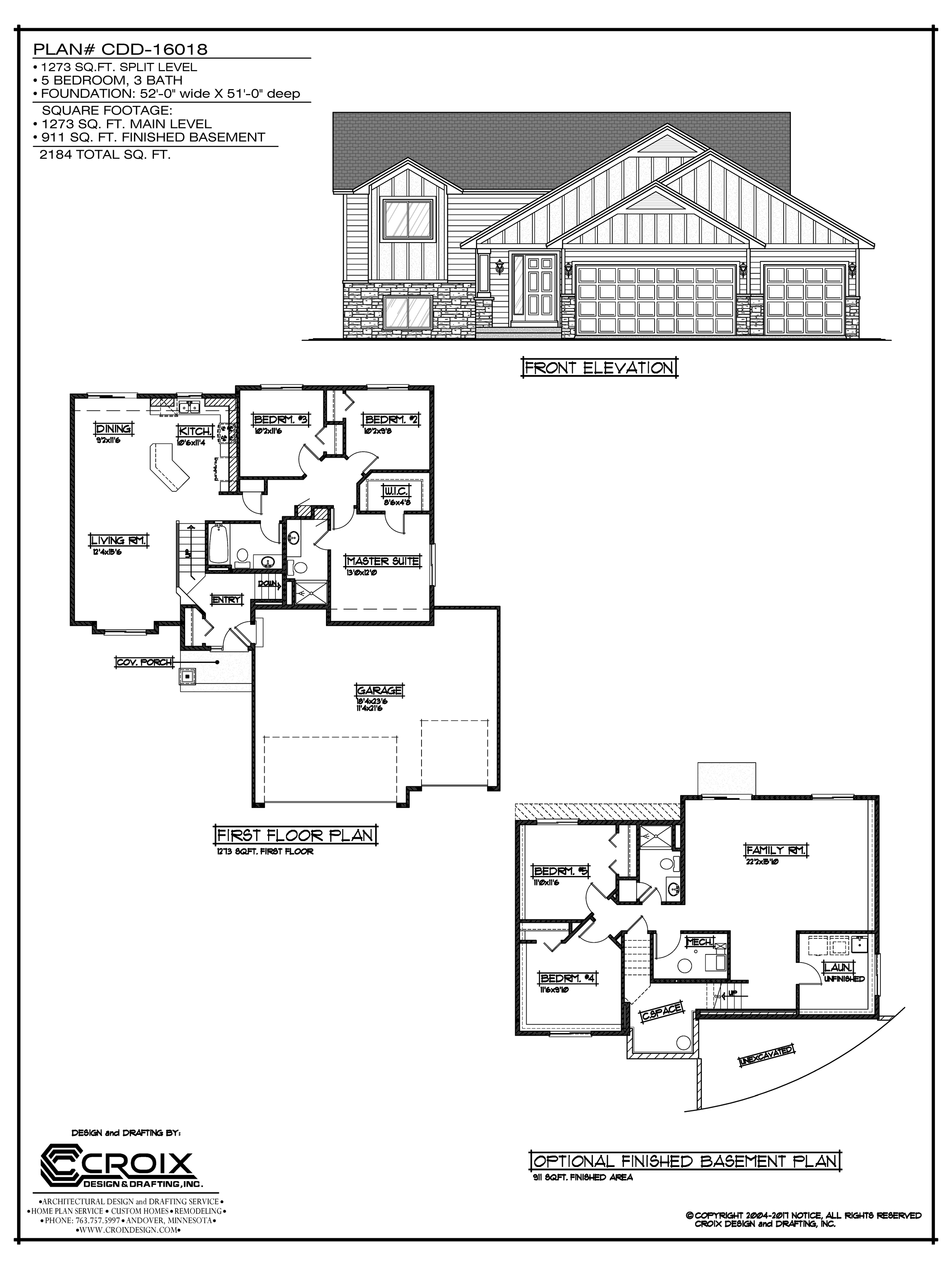 Plan #16018