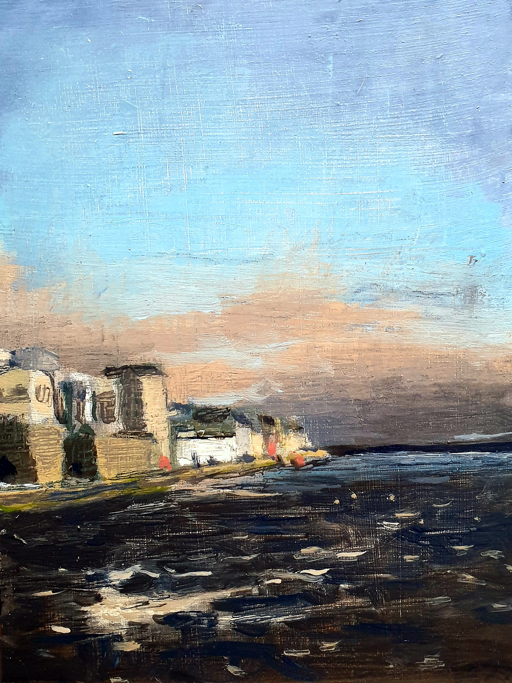 Spanish Arch/ Long Walk Oil On Panel 20x15cm. €275
