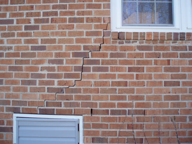 Stair Step Cracks In Brick