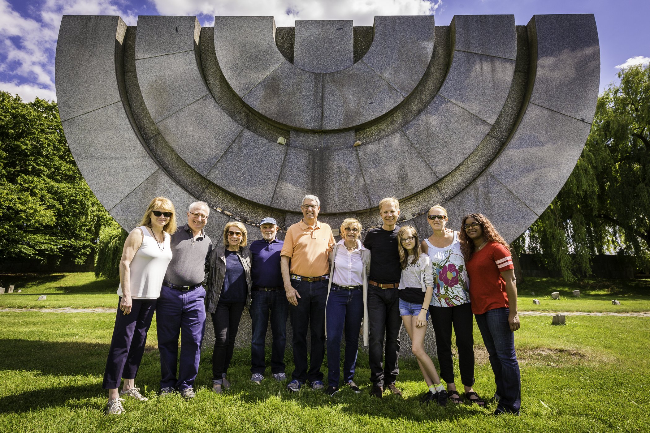 At Terezin, on the annual TMF Prague Tour