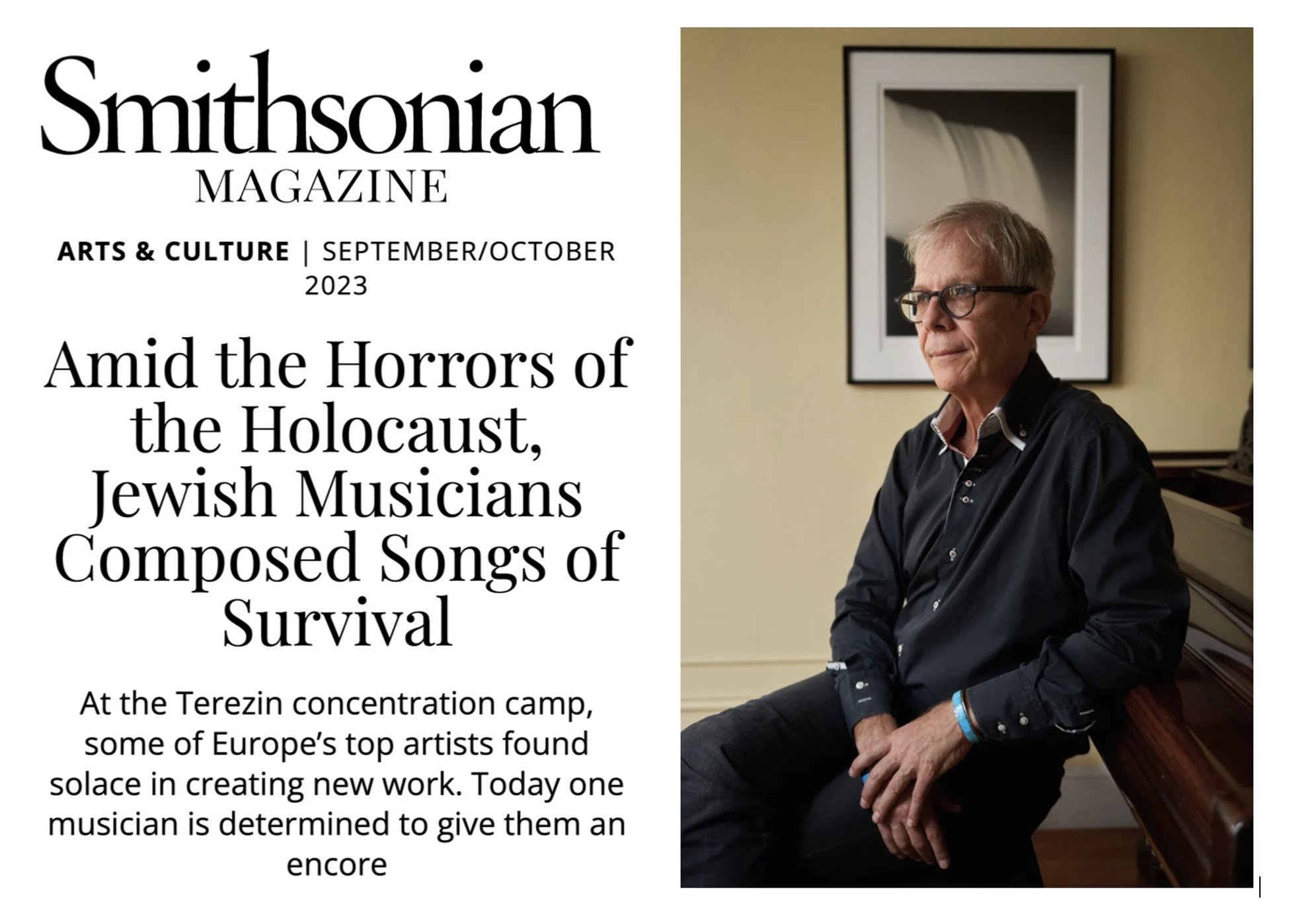  
TMF featured in the Smithsonian Magazine: Click the picture to read the article.