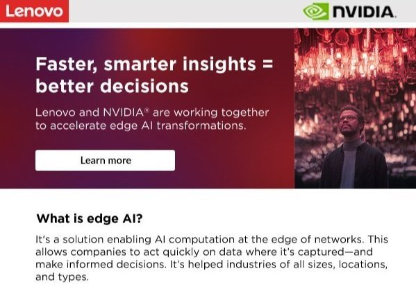 Lenovo x NVIDIA Edge AI | Omnichannel Campaign