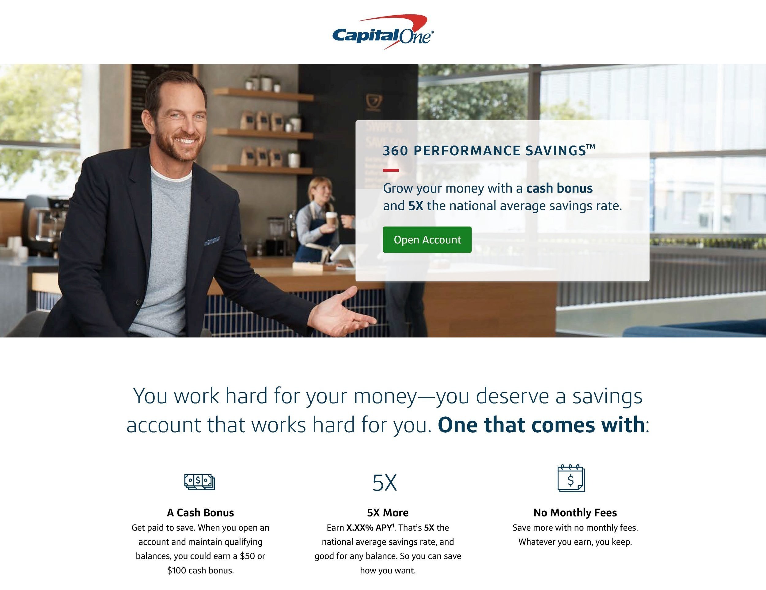 Capital One 360 Performance Savings | Omnichannel Campaign