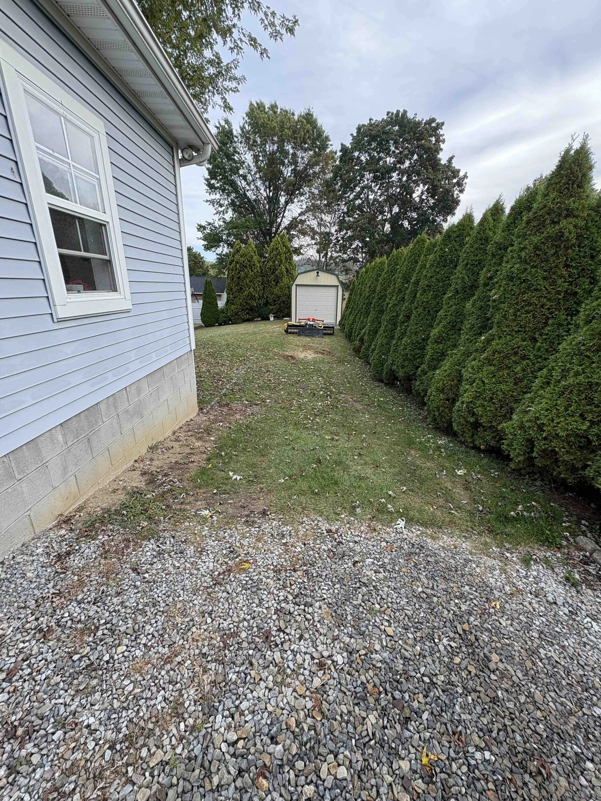 Before - no access to garage