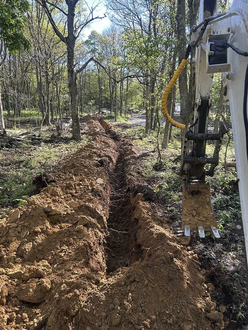 Electrical utility trench