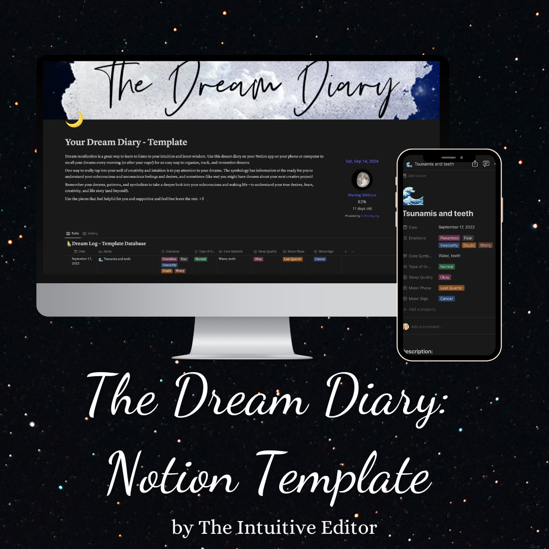 The Dream Diary: Notion Template