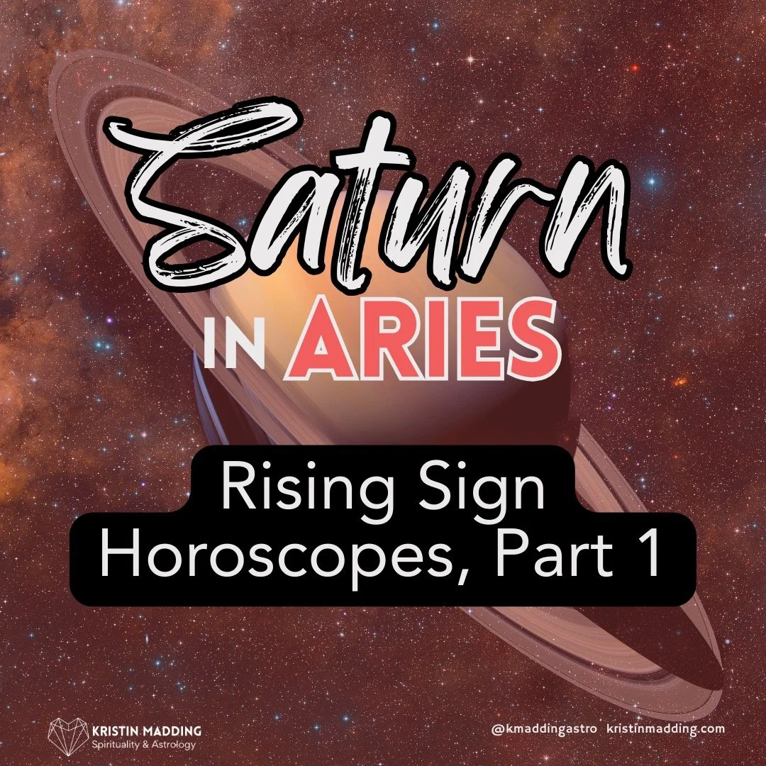 Saturn enters Aries this Saturday 🪐♈
This is a major energetic shift&mdash;and one that calls for grounded action, inner authority, and long-term focus.

In this post, I&rsquo;ve shared rising sign horoscopes based on the house Saturn will be moving