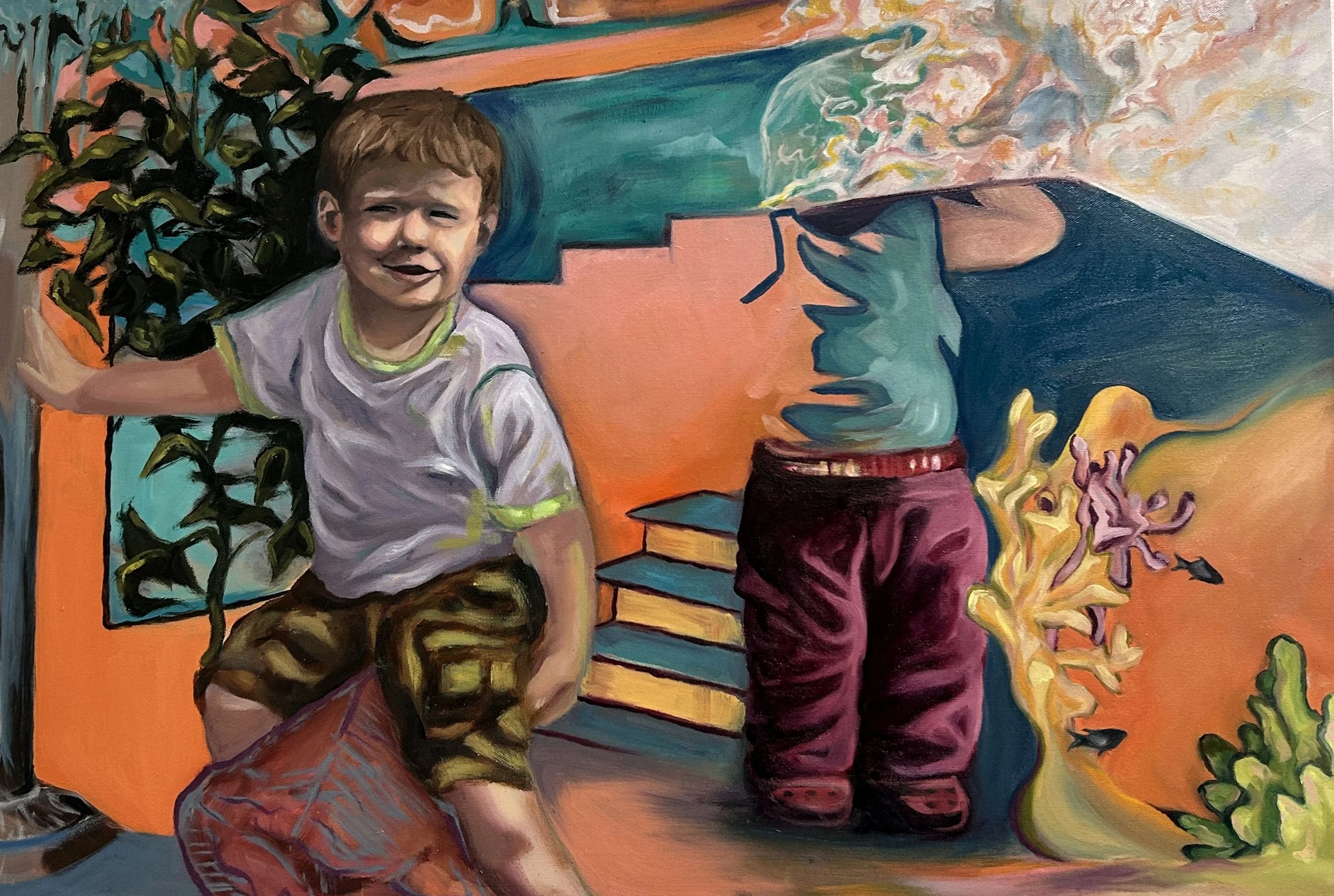 Jonas, oil on canvas, 2025