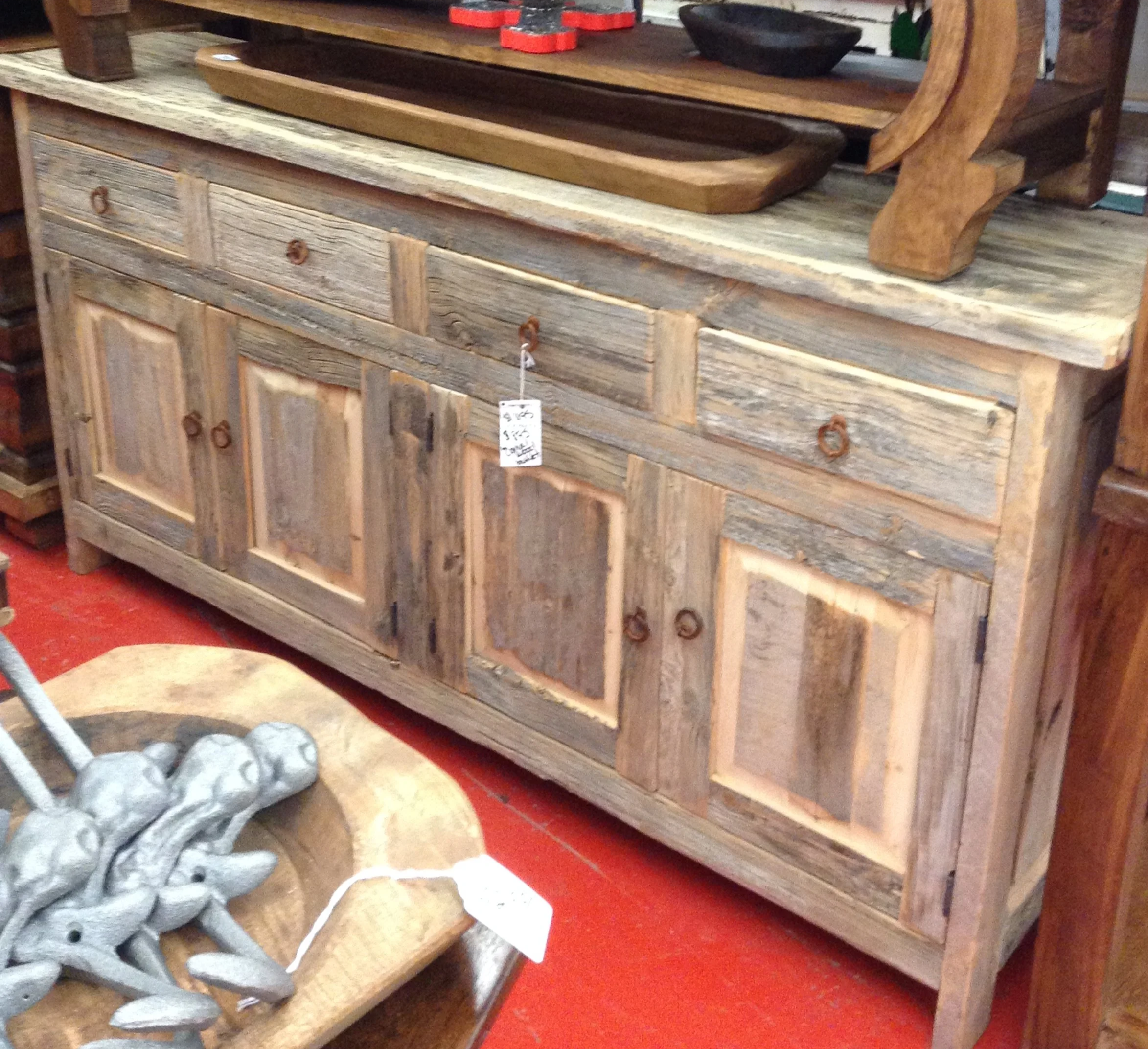 5' Corral Wood Buffet