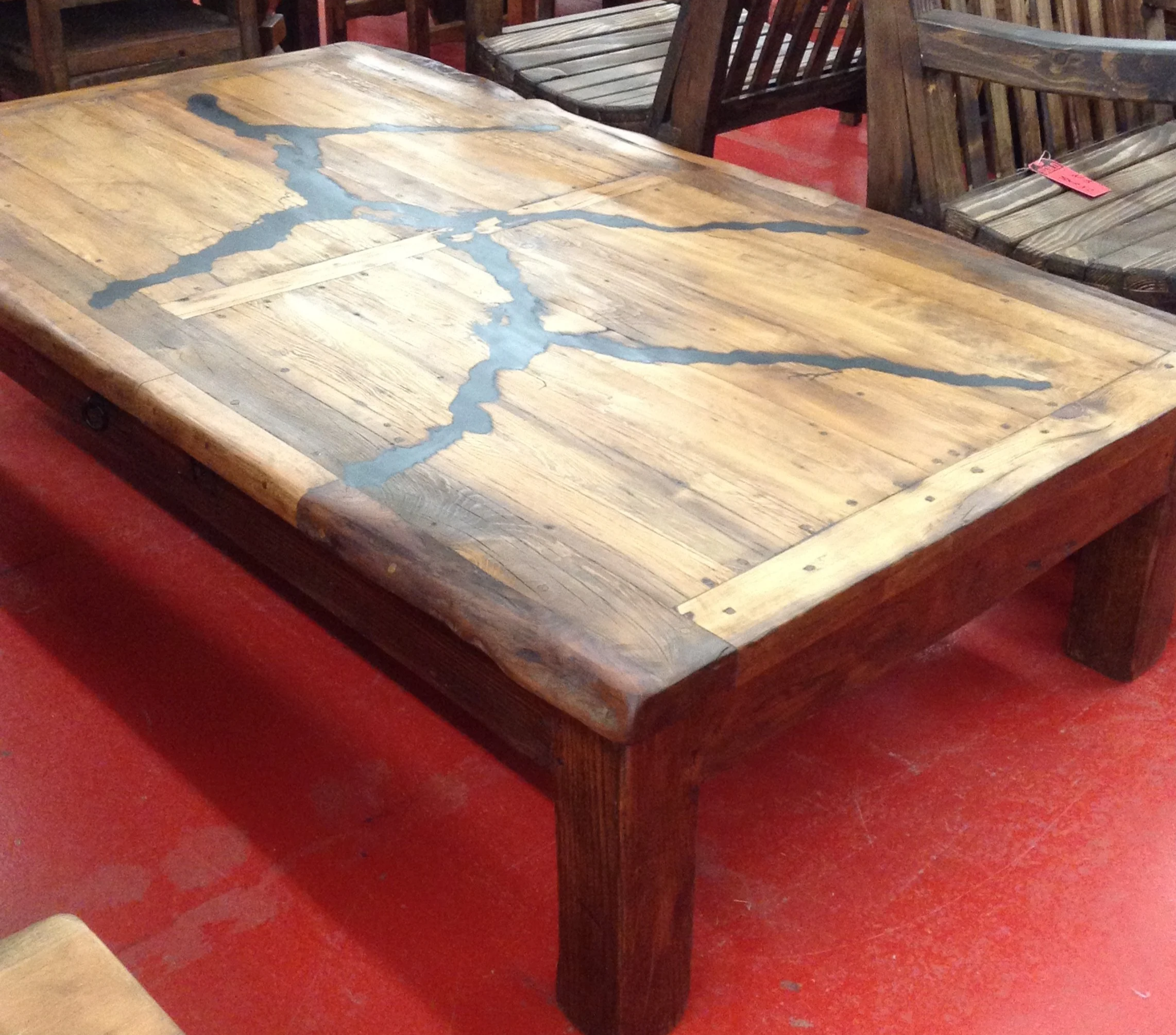 6' Black Lichtenburg Sofa Table