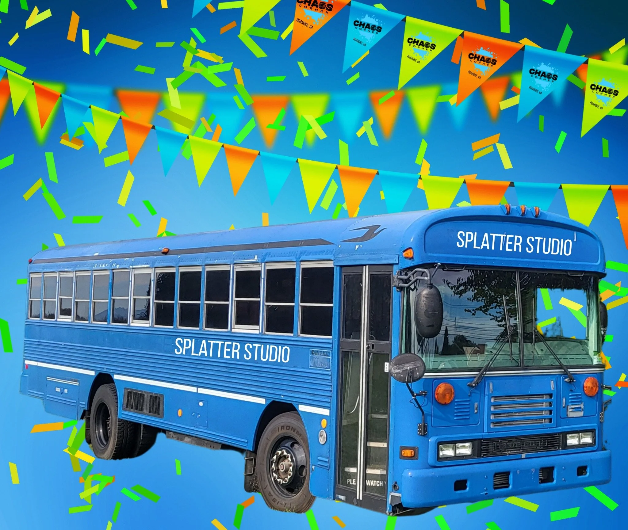 The Splatter Studio is almost ready to roll&hellip; which means 2026 bookings are officially open! 🎨🚌💥

Birthday parties, team events, school groups, &mdash; we&rsquo;re bringing the color to you.

Secure your date early. Spots will go fast.
👉 Me