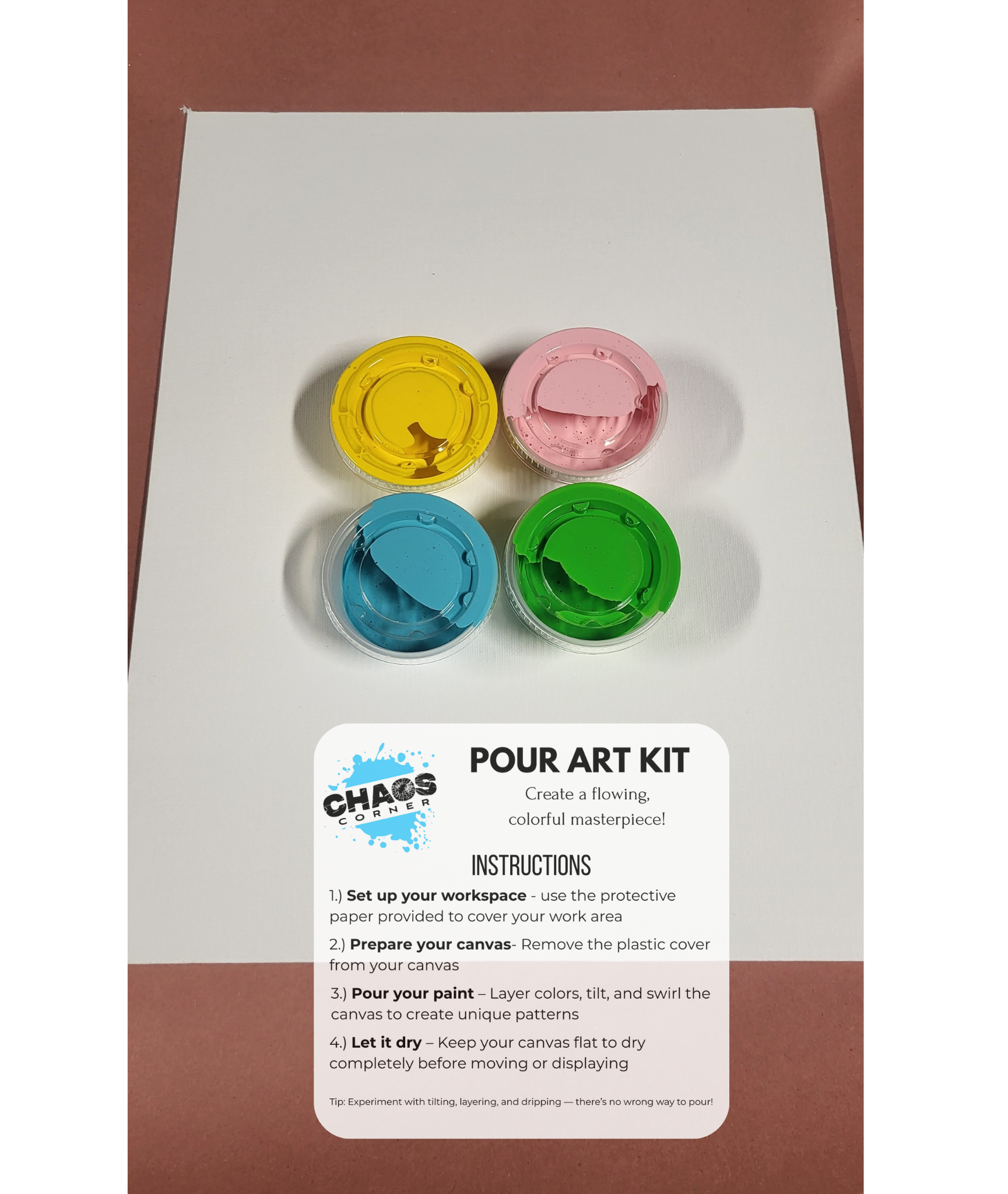 Chaos Corner Pour Art Kit