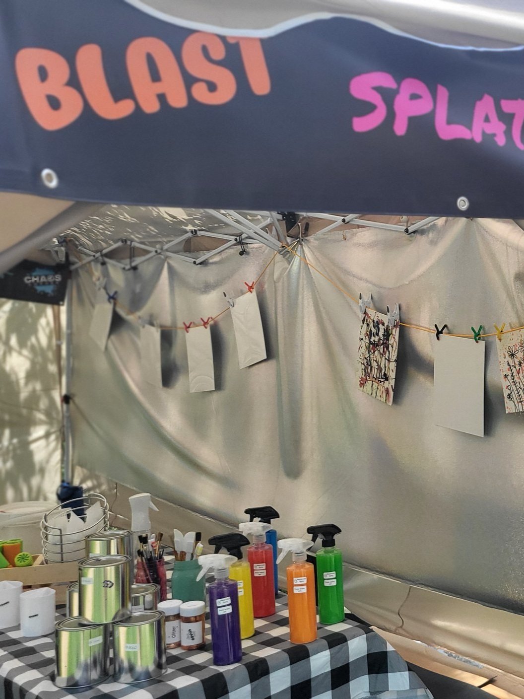 Mobile Paint Splatter Party With Chaos Corner