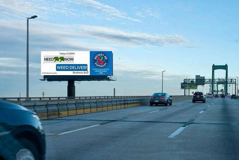 Proud to share my first billboard design — live on the Walt Whitman Bridge…..A major milestone in my design career, my first large-scale outdoor ad!
It was intimidating to see my work displayed at that scale, but also incredibly reward