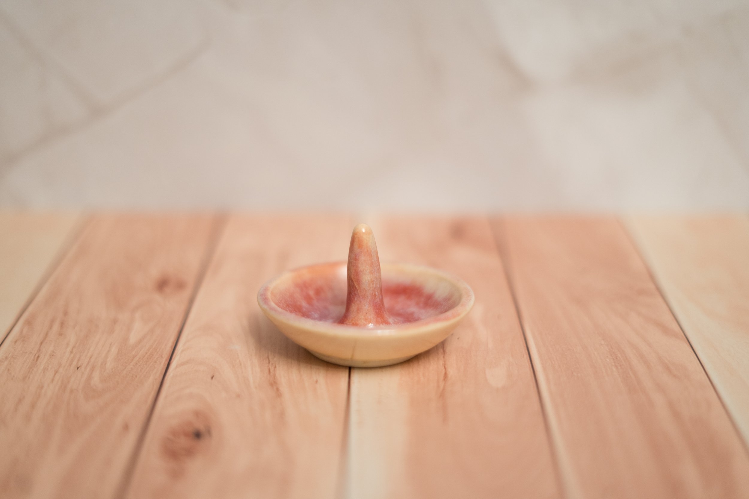 Small Pink Ring Dish