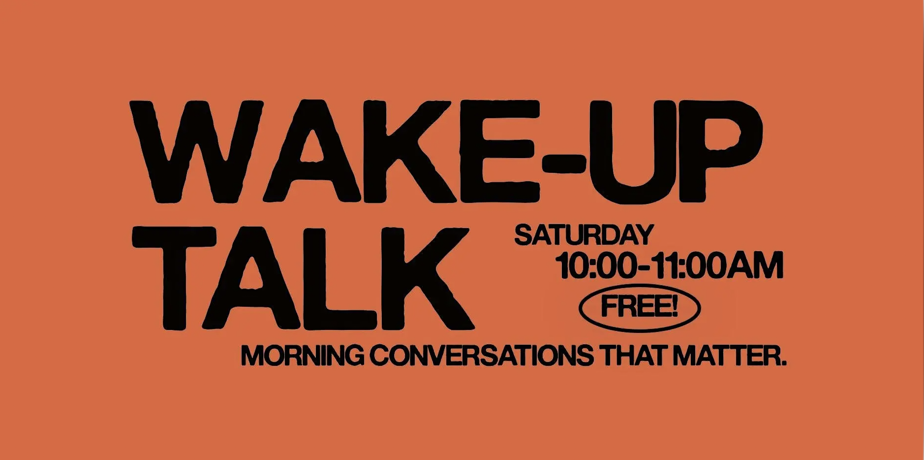 Wake Up Talk with Benjamin Van Bunderen Robberechts and Fien Criel