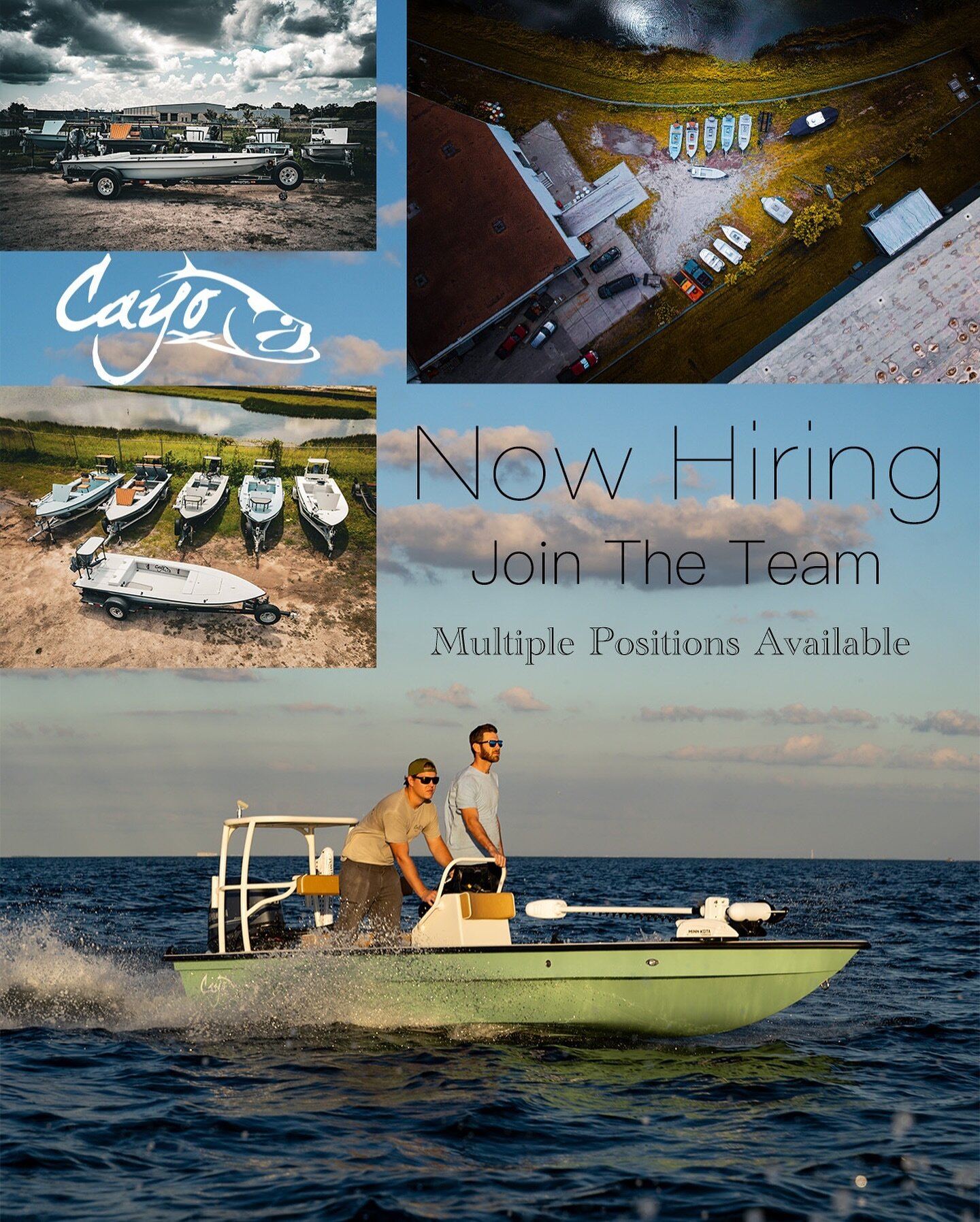 Join our team of dedicated boat builders ‼️‼️‼️

We are hiring for multiple positions. Experience is a plus but not needed! 

For more information or to request an interview please call Anthony 

(561) 354 8762