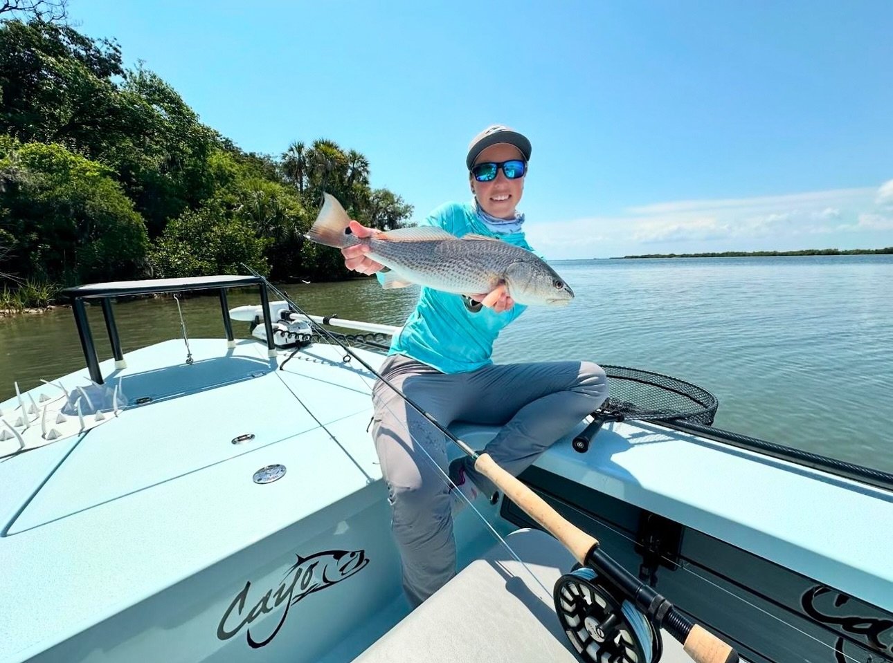 &ldquo;We finally made it out on our new @cayoboatworks skiff! We are loving the boat and how well it handles on choppy water.

I&rsquo;m grateful to have caught this nice little redfish as the fishing was a little tough yesterday.&rdquo; @laurel._.k
