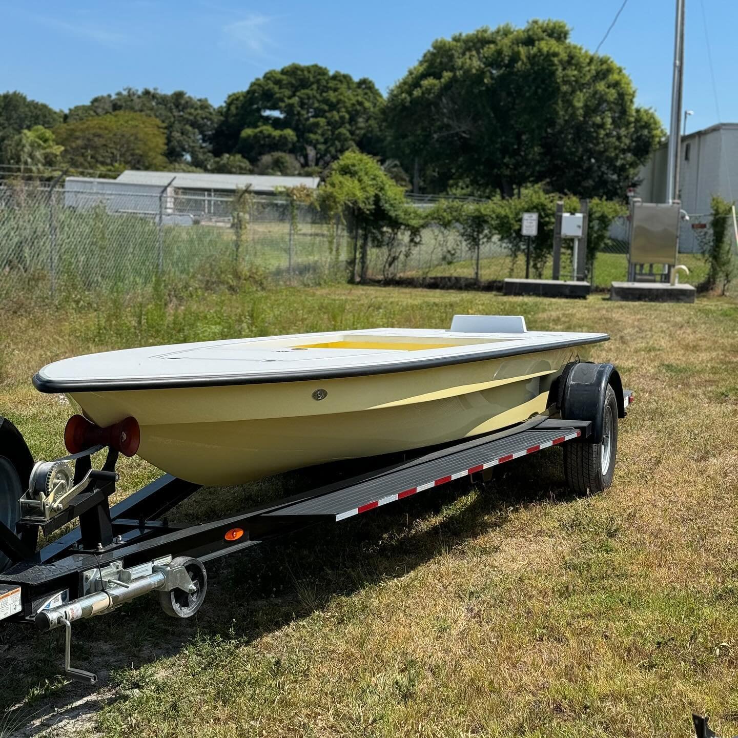 ‼️2024 Fighting Lady Yellow 173 for sale‼️

~ $31,000 with a 30hp Tohatsu &amp; poling platform 
~ $35,000 with a 50hp Tohatsu &amp; poling platform 

Ready for delivery within one week after choice of power! Please reach out to Jacob for more inform