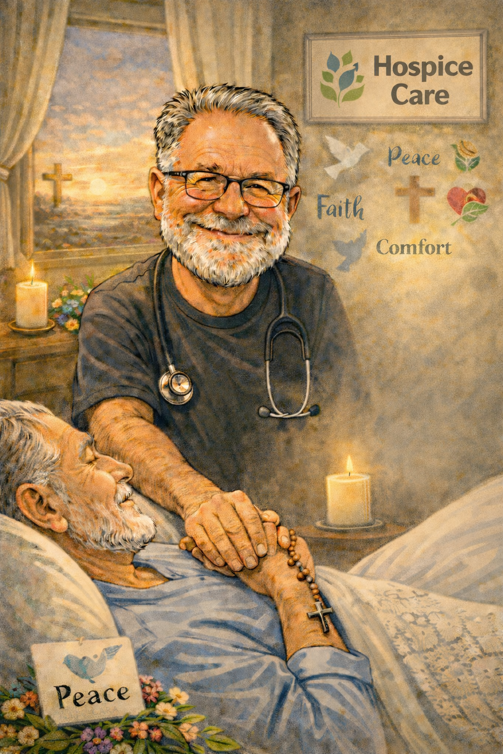 To sit with, honor, and accompany