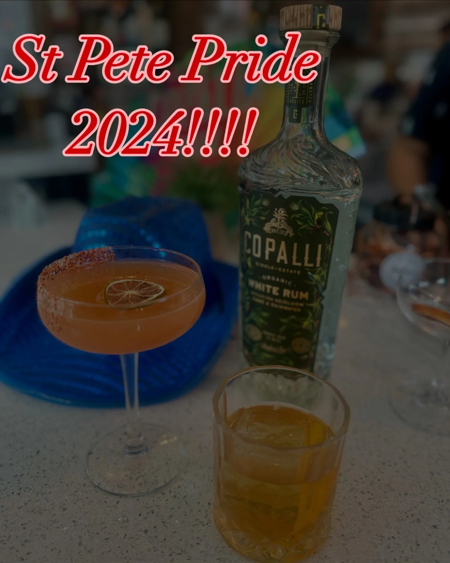 Copalli Rum had quite DAY!!! St Pete Pride 2024 in FULL effect with Drag Shows at Bonu Taverna and Whiskey Exchange as well as Parade Route Sampling!!

Day 2 today at Urban Brew and Dog Bar!!!
#come have some amazing Copalli Rum cocktails and watch t
