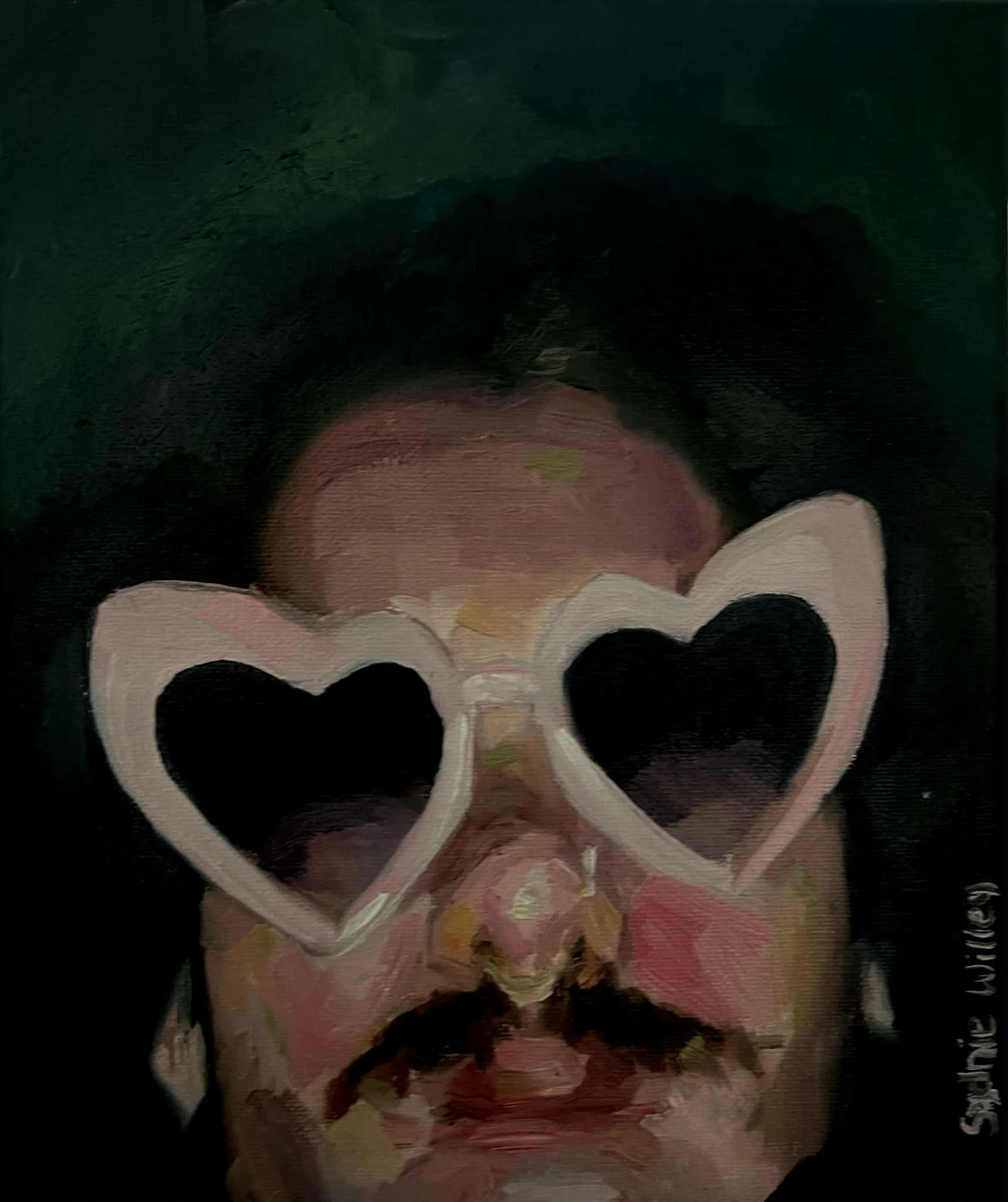 "Strawberry Sam" Oil on Canvas 8"x10"