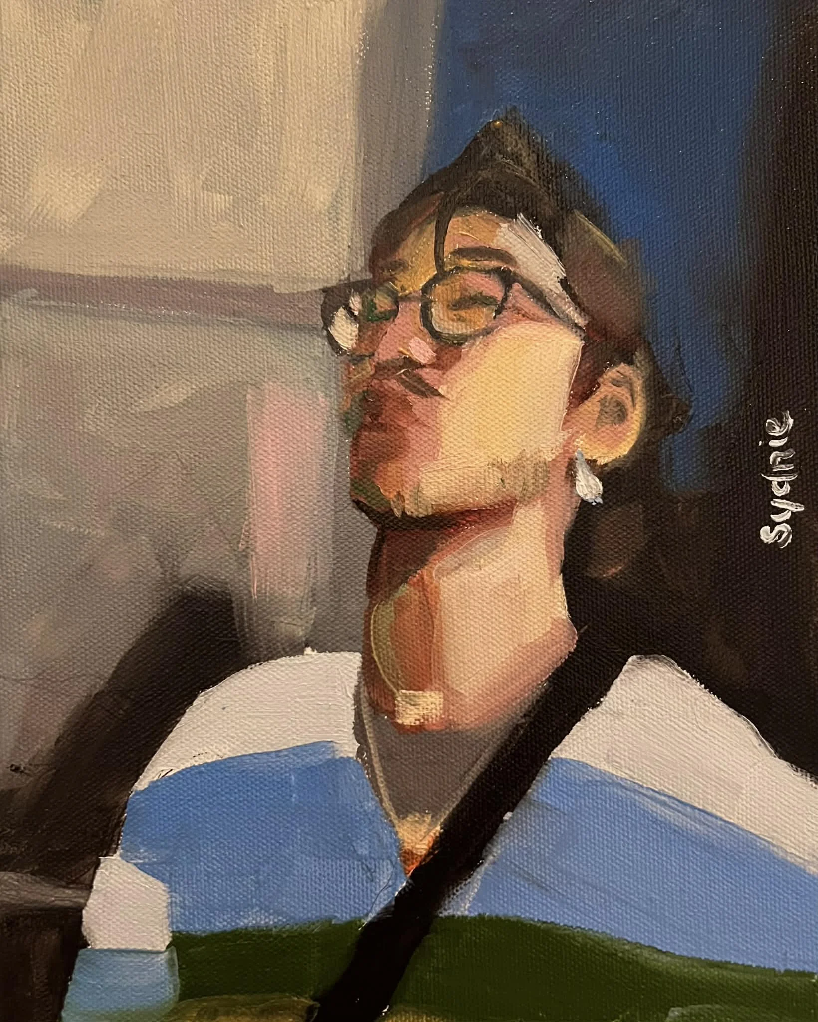 "The Emperor" Oil on Canvas 8"x10"