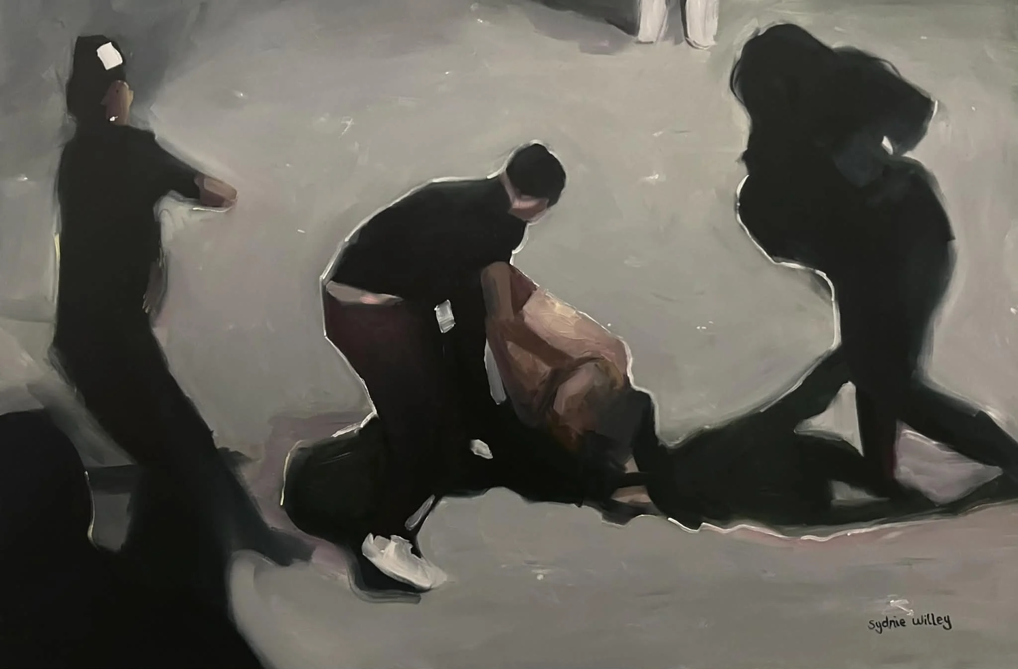 "Do Not Recite Poetry To One Who Is Not A Poet" Oil On Canvas 30"x40"