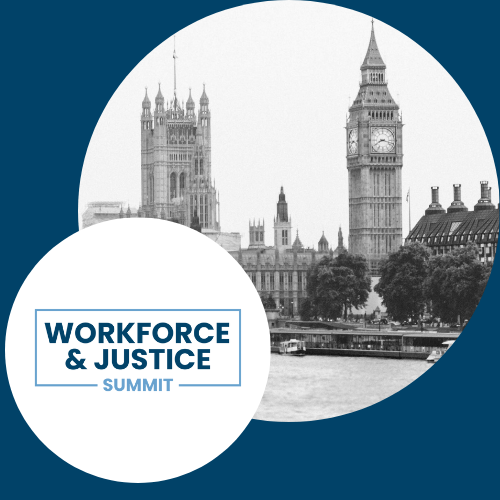 London skyline and W&J Summit logo