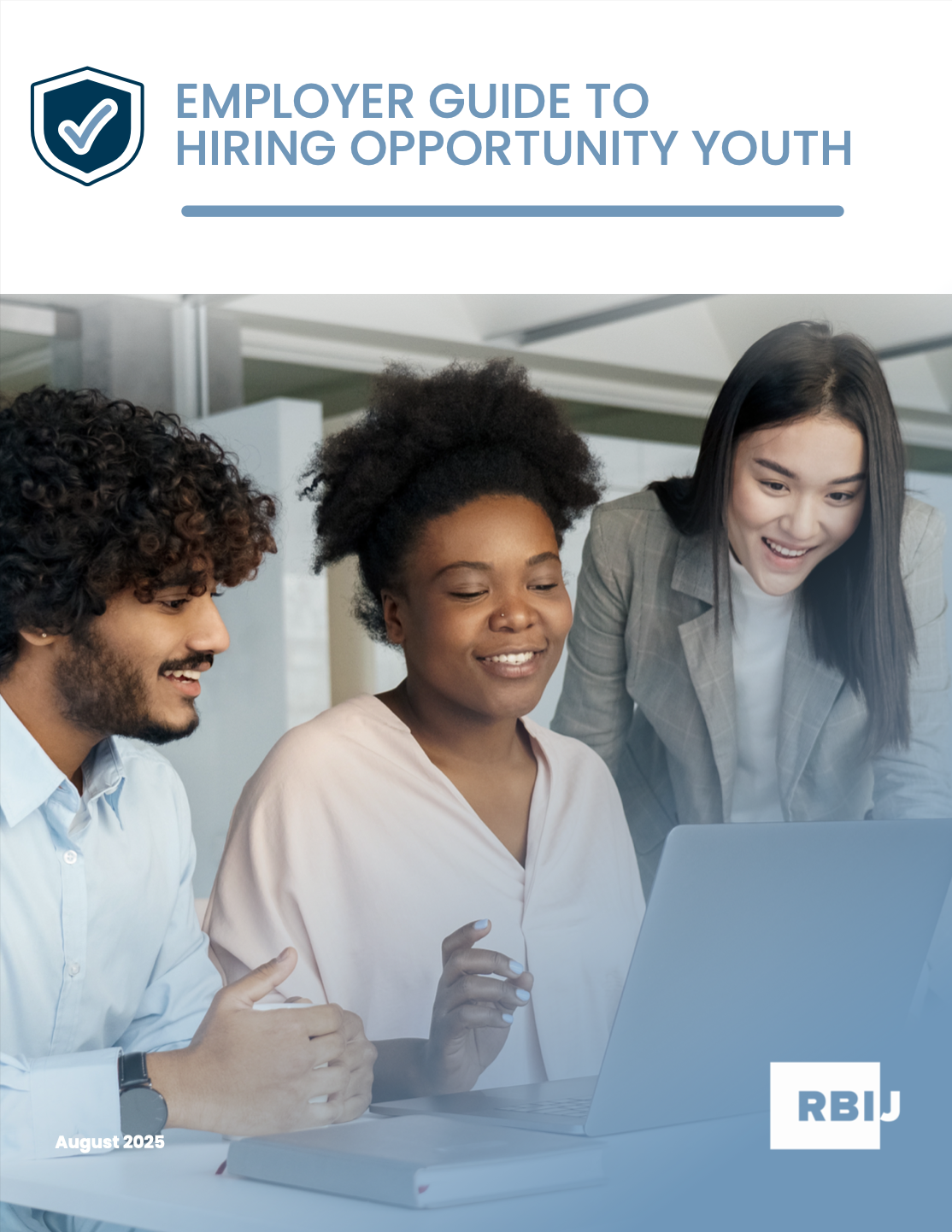 cover of RBIJ's Employer Guide to Hiring Opportunity Youth