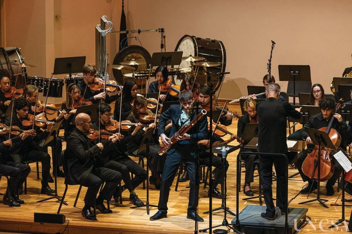 Baron performs the Weber Bassoon Concerto with UNCSA symphony Orchestra Nov 2 2025 with the late Maestro Franz 2