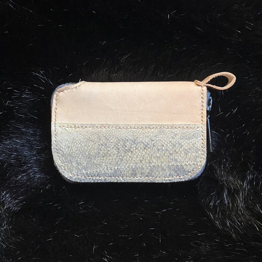 Coho Leather Fly Wallet + Coho Flies