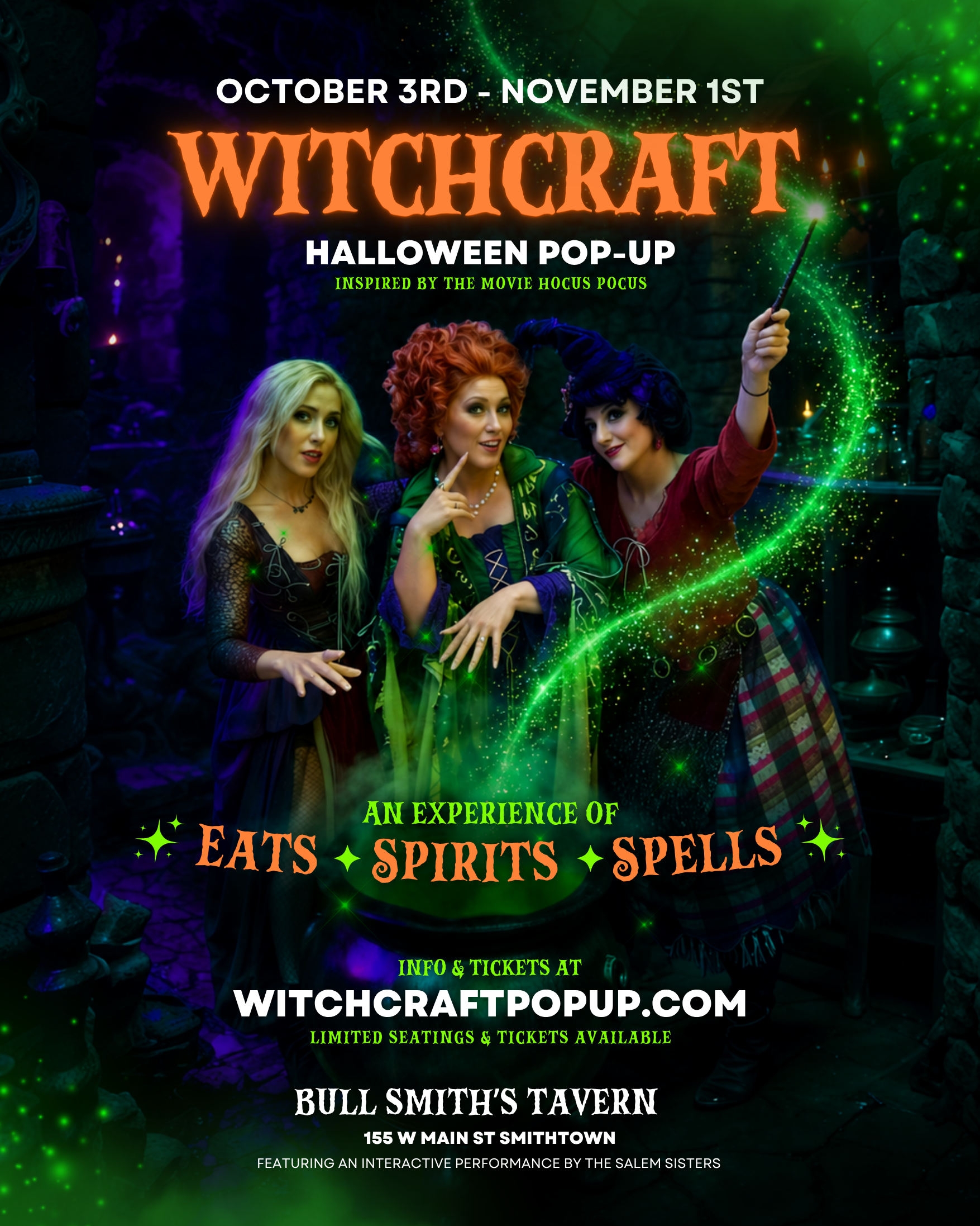 Witchcraft Halloween Pop Up Experience