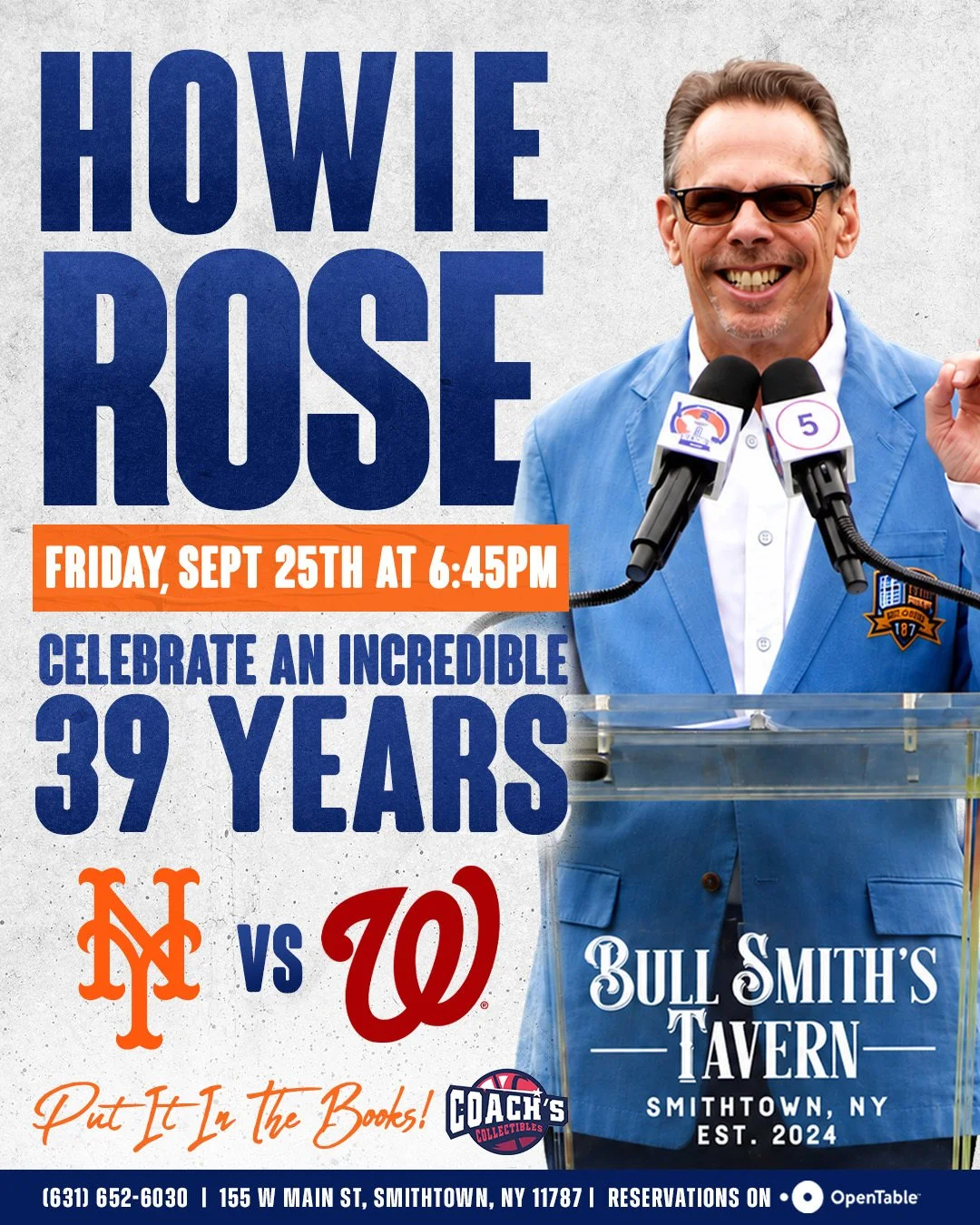 Celebrating Howie Rose!