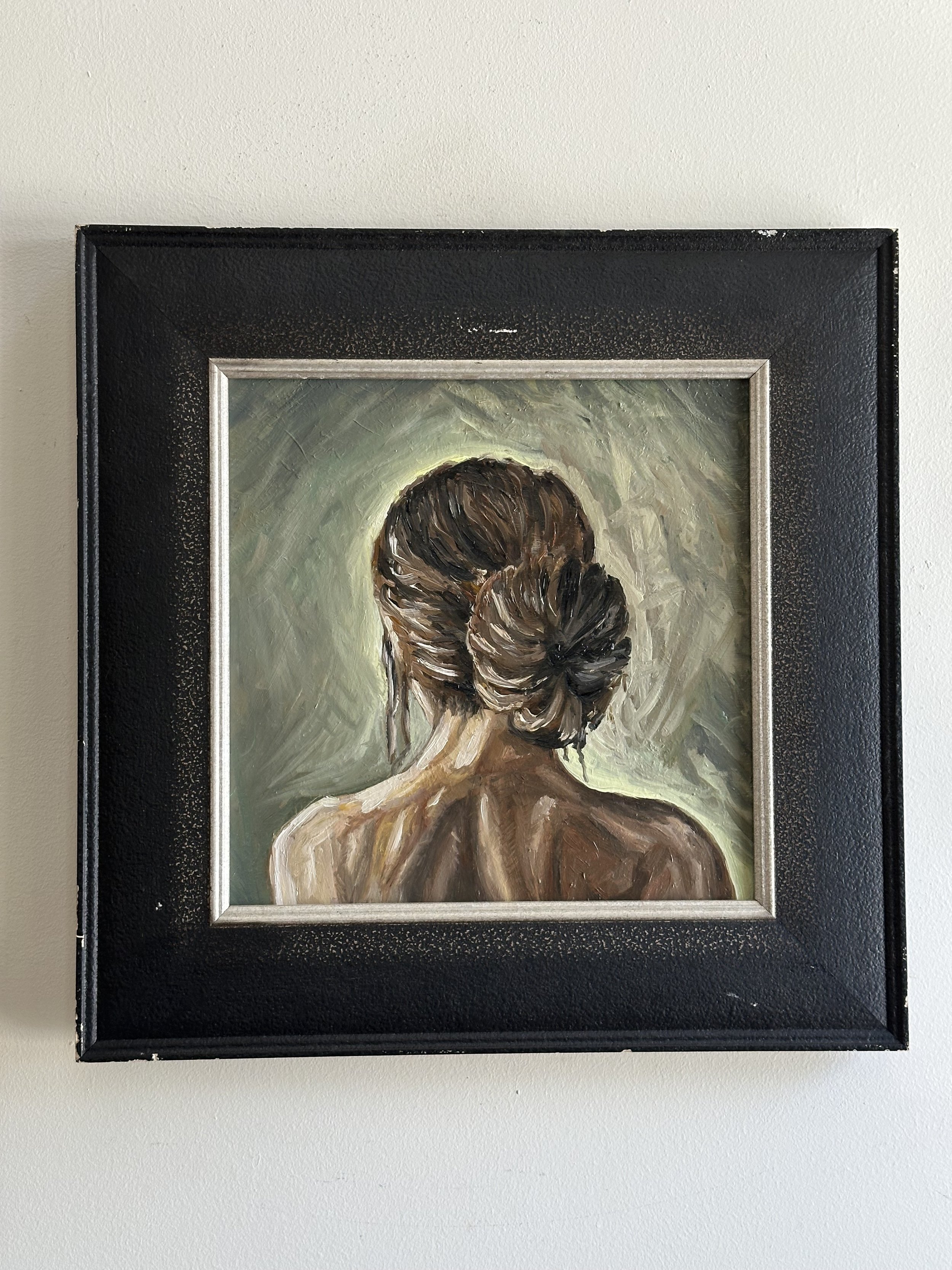 'Cold shoulder' oil painting