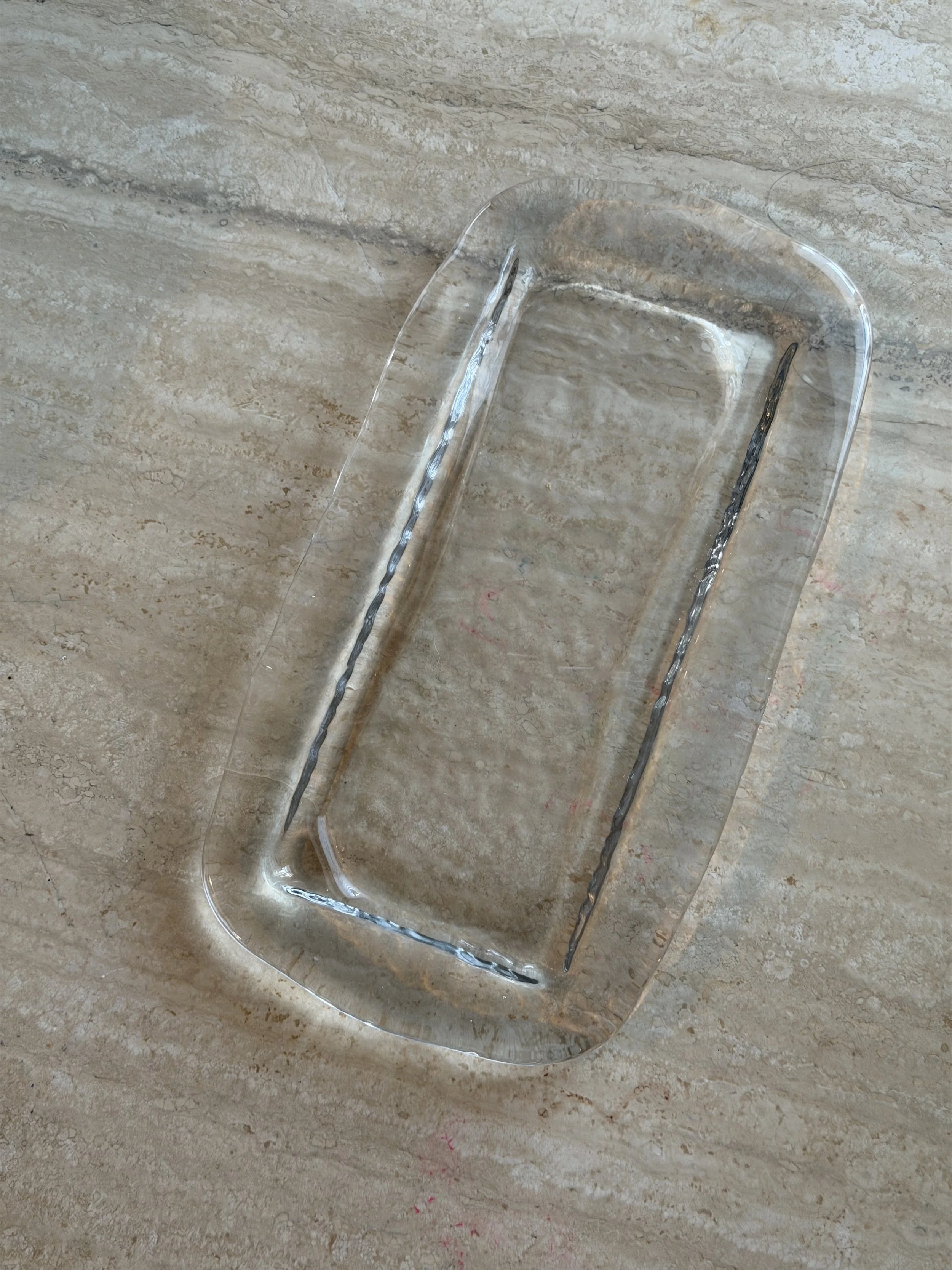 Glass tray