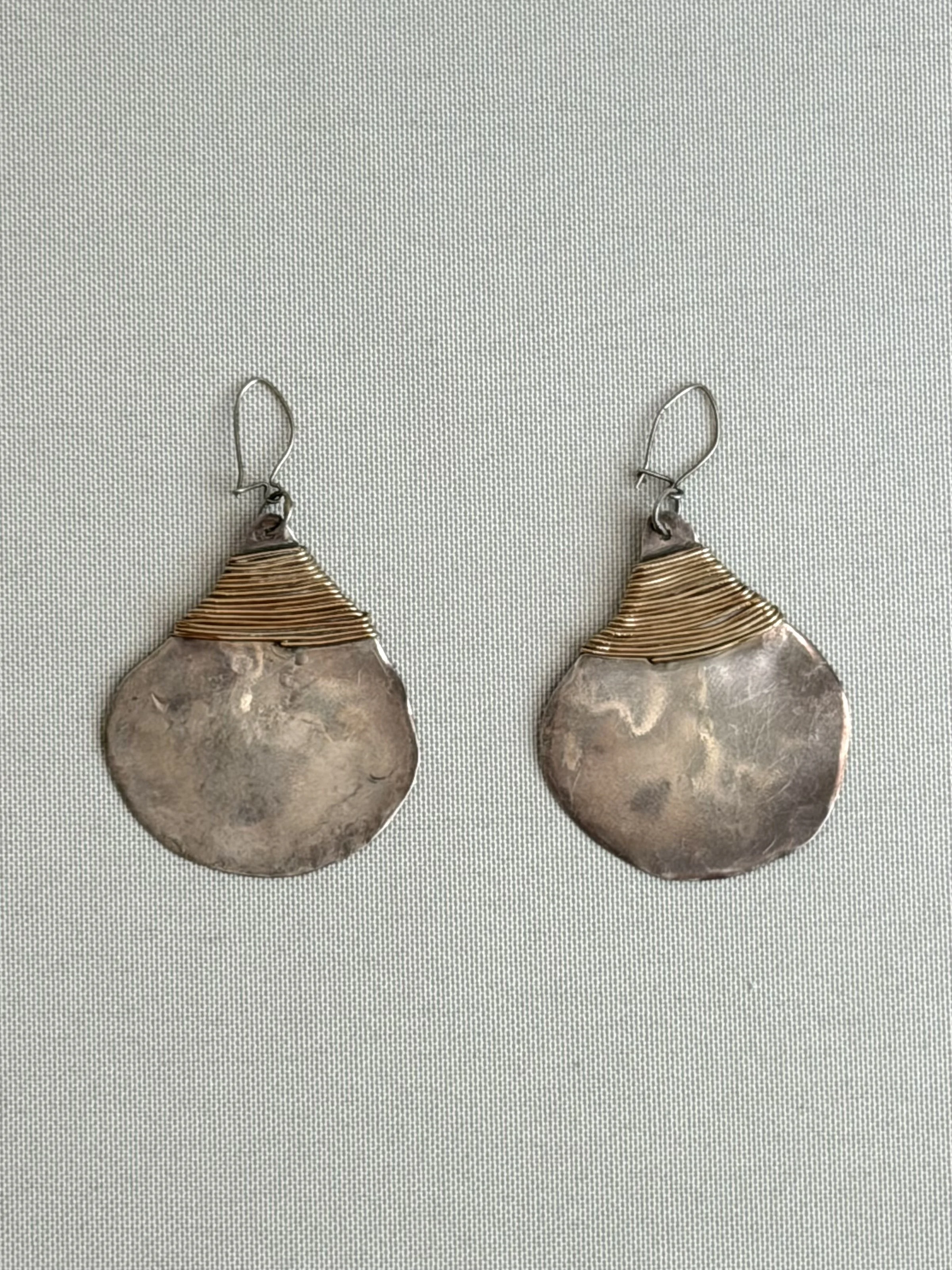 Artisan wrap earrings