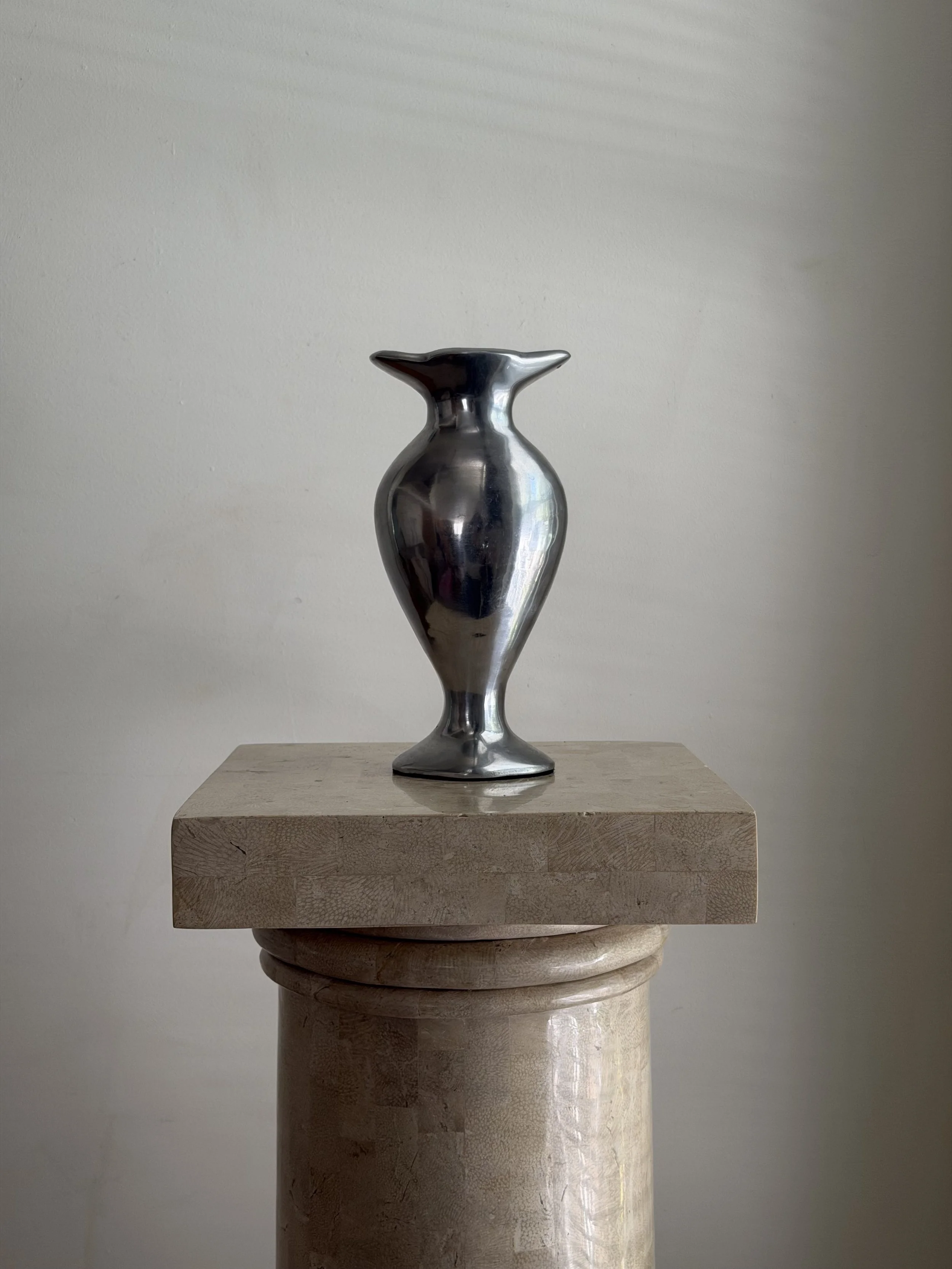 Pewter vase