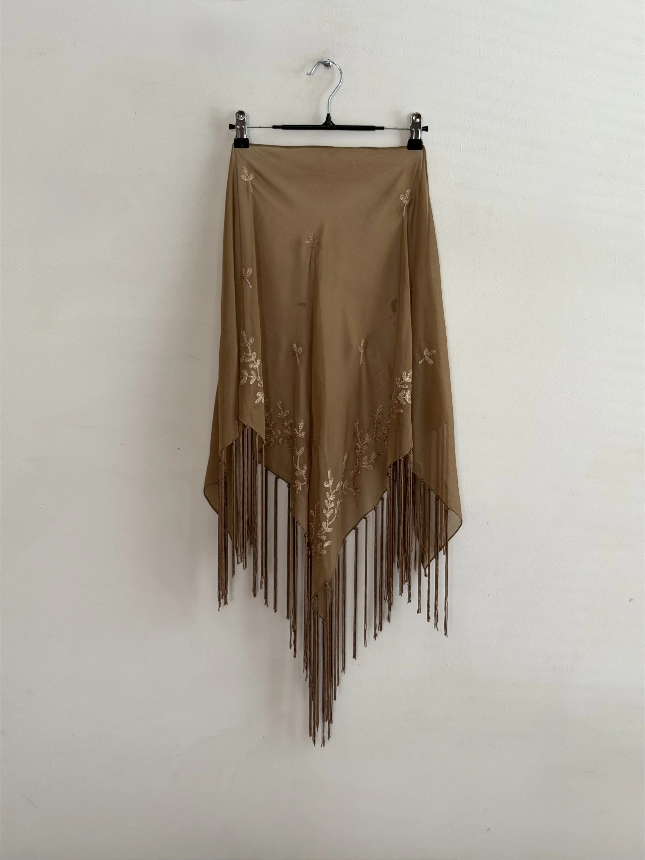 Fringed shawl