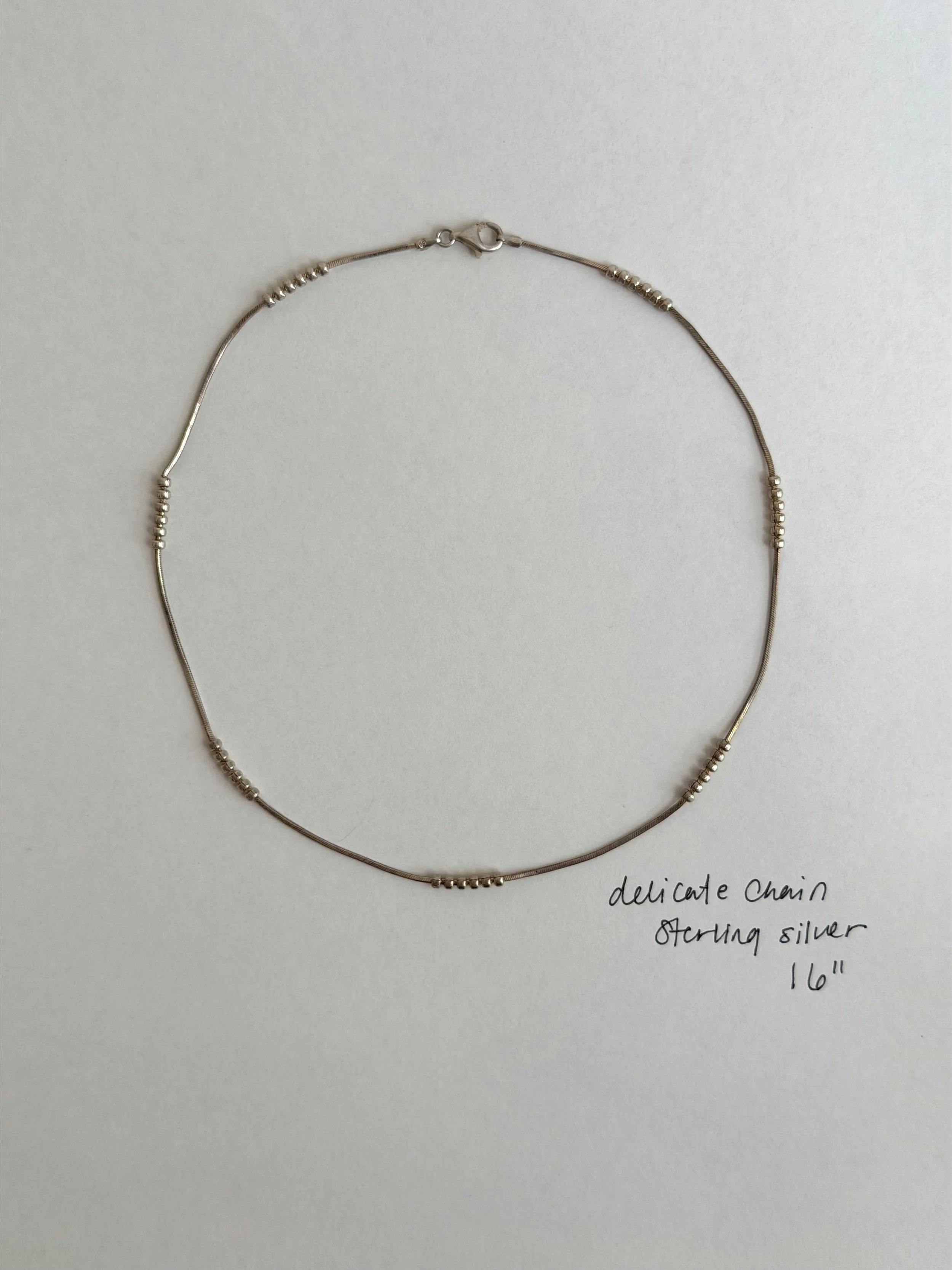 Dainty necklace