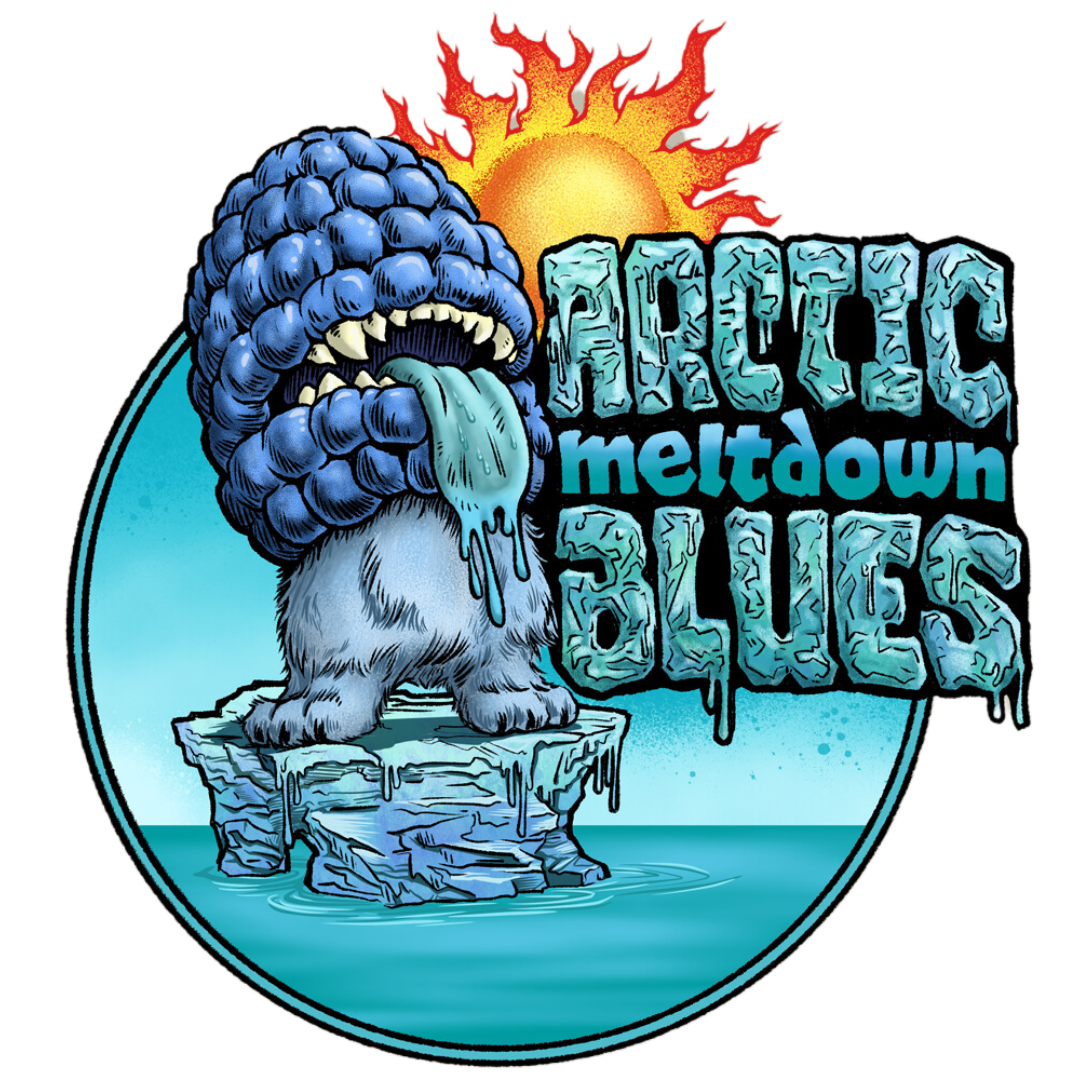 No Future brand, Stupidly Sour, Arctic Meltdown Blues, Gummy, edible