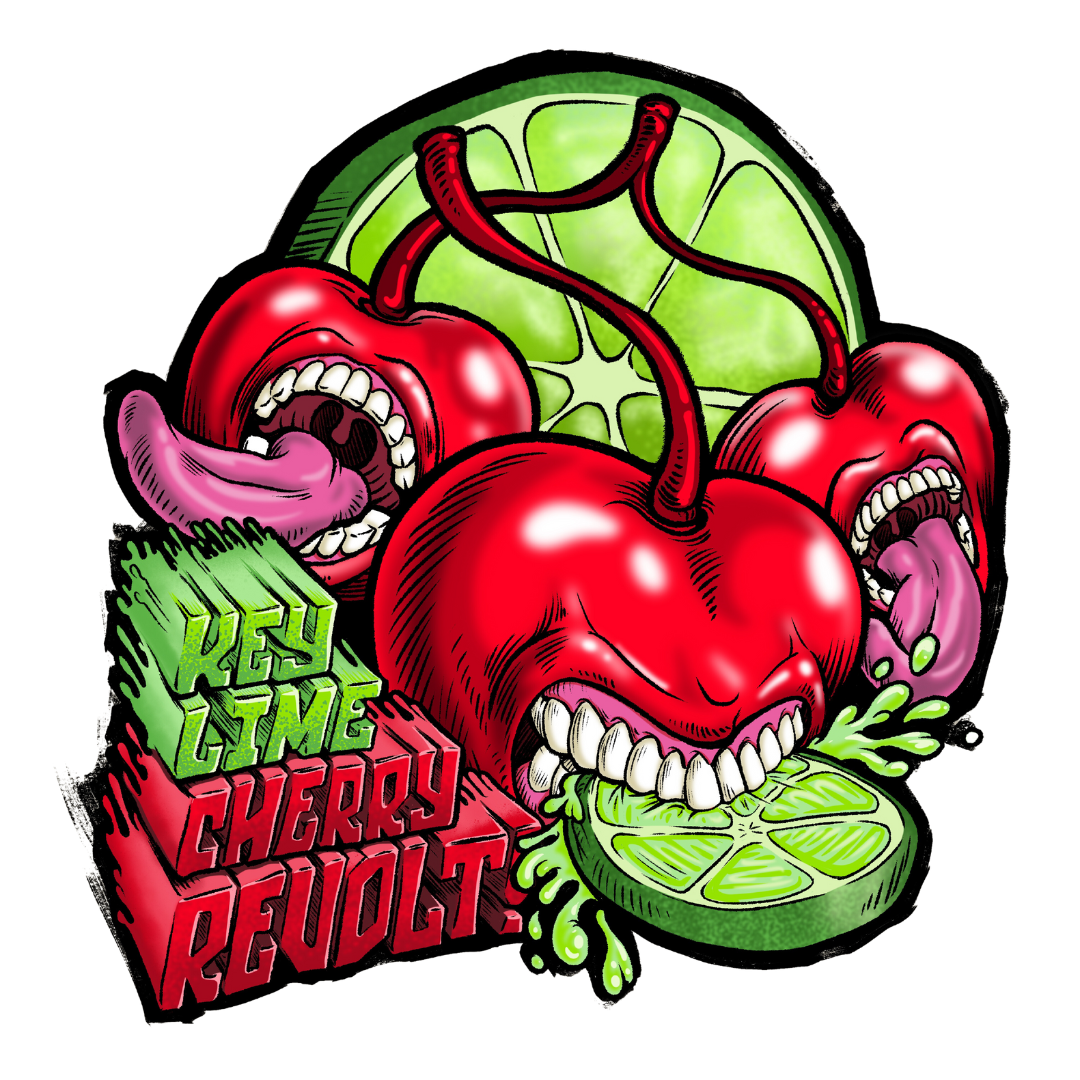 No Future brand, Stupidly Sour, Key Lime Cherry Revolt, Gummy, edible