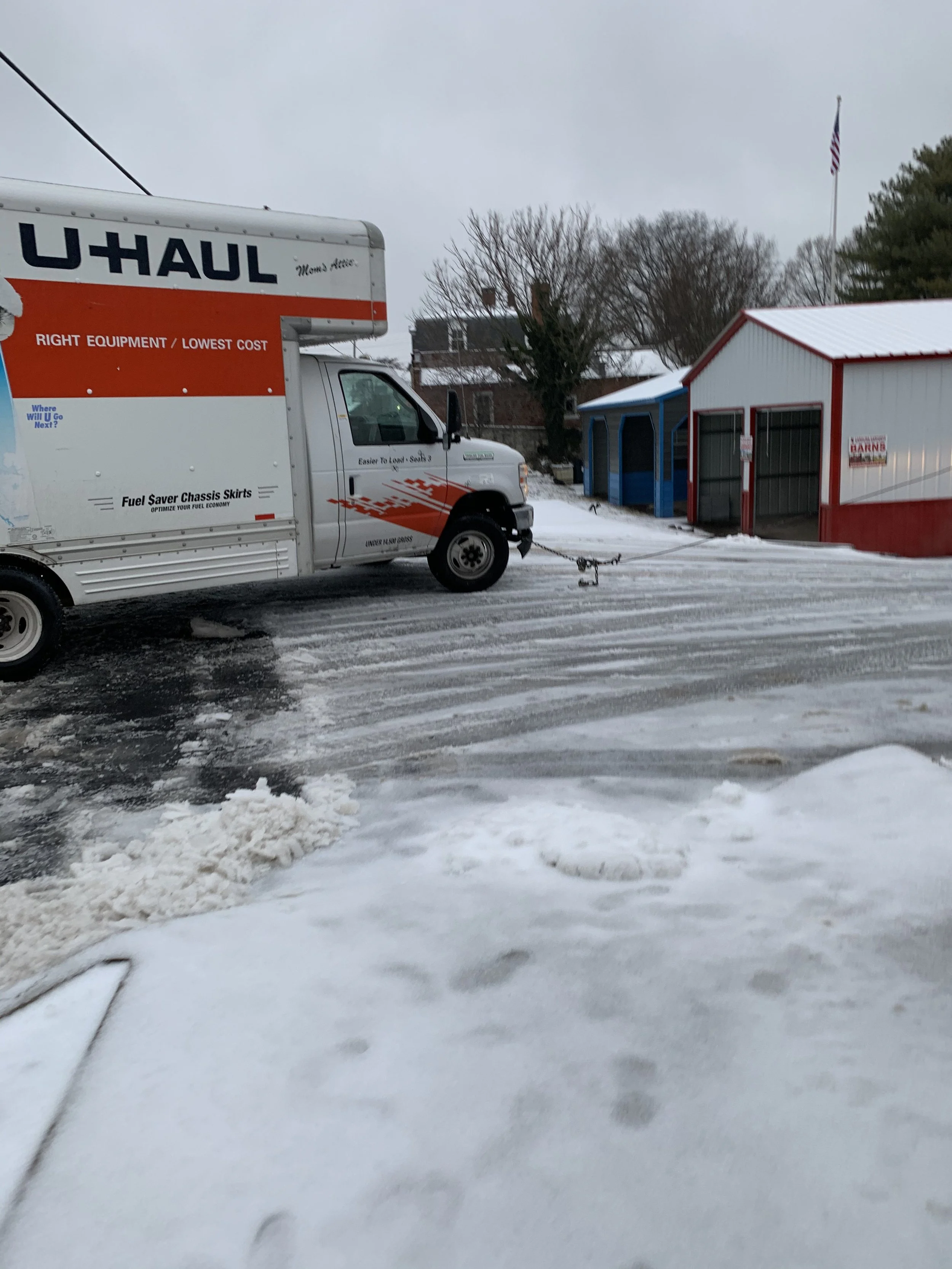 Ice ström we made in through coming from West Virginia.