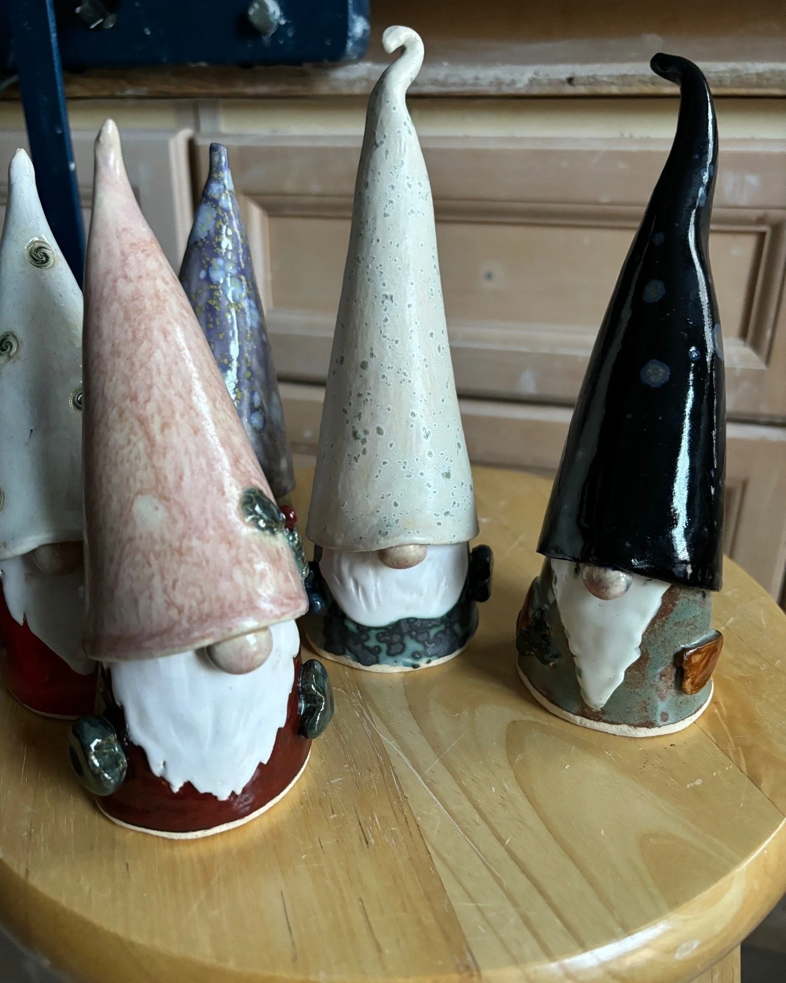 ✨'Tis the season for collectible ceramic gnomes... so here is more about the artist! Introducing Sandra Eaton, creator of undeniably unique and beautiful pottery.

Sandra creates one-of-a-kind functional and sculptural pottery, bringing her painting 