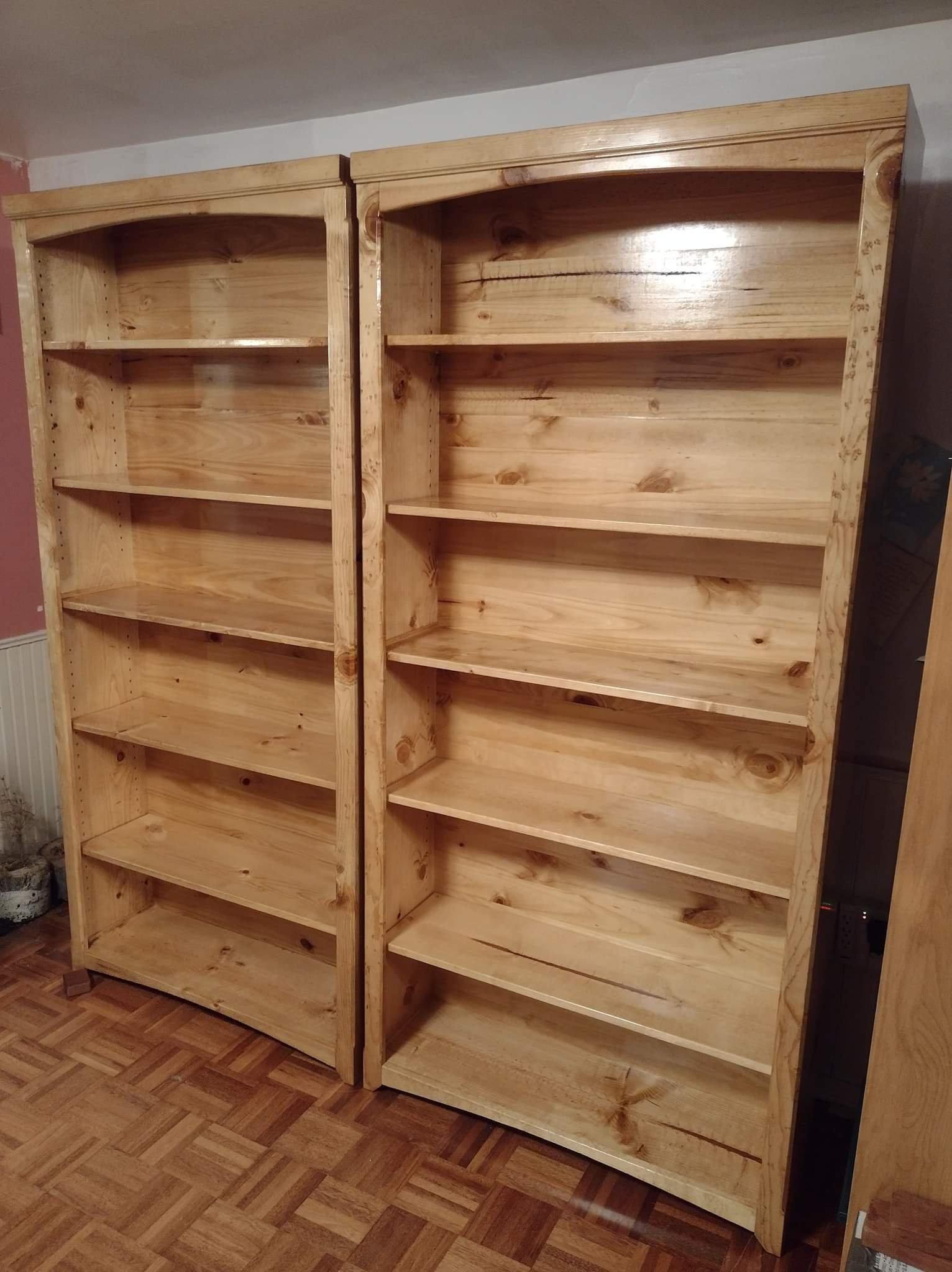 Large bookcase set